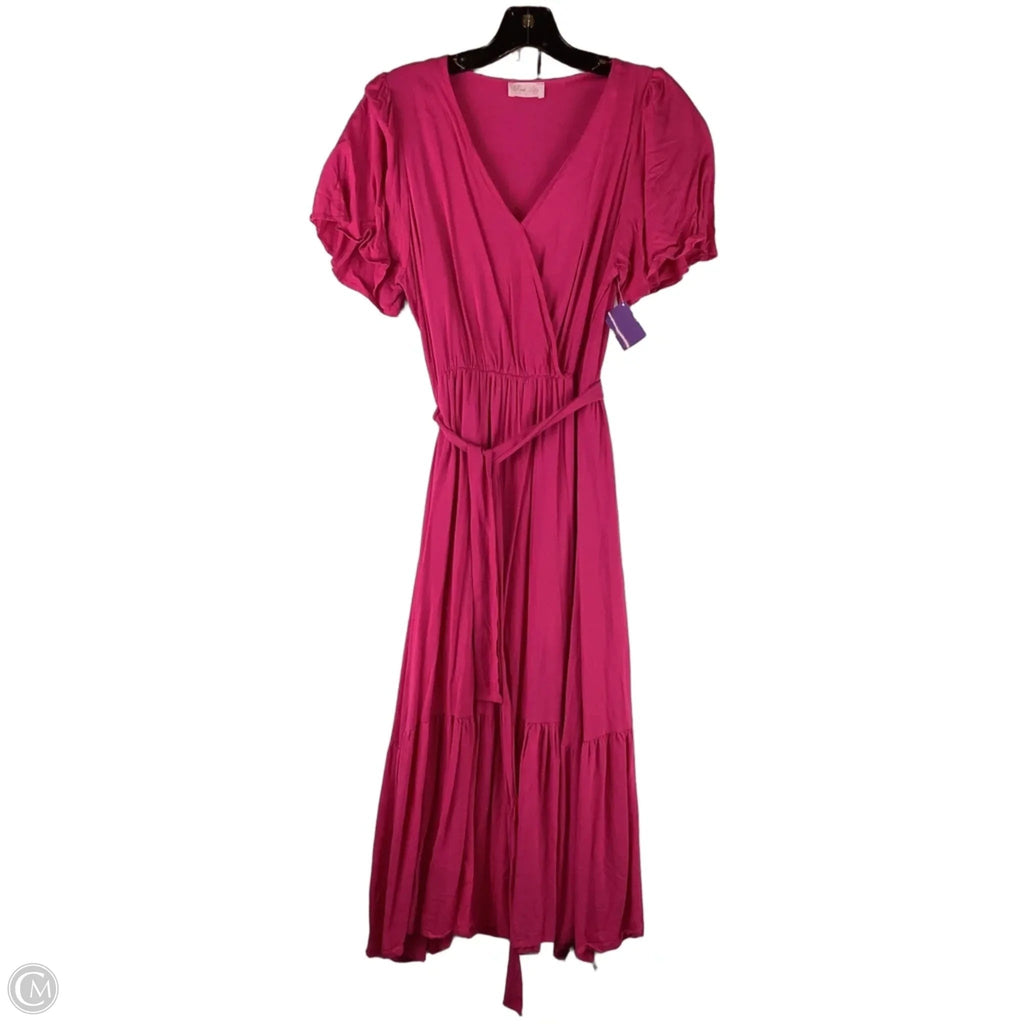Dress Casual Maxi By Pink Lily In Pink, Size: S