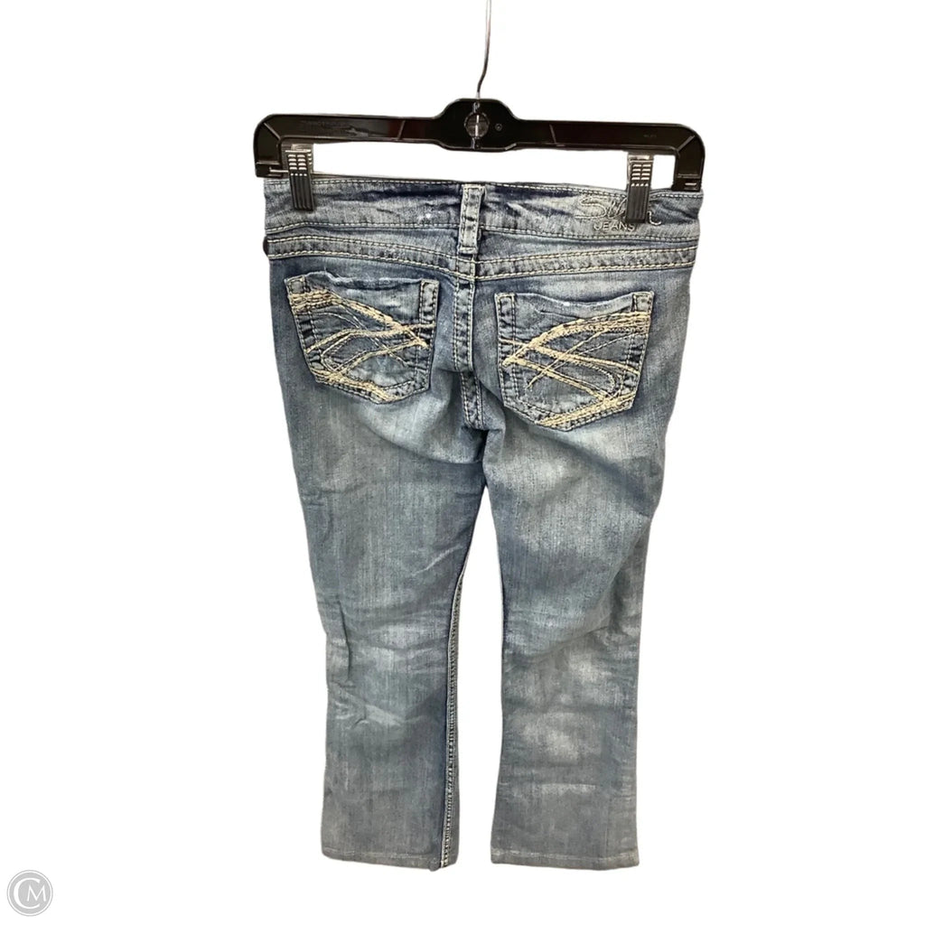 Jeans Boot Cut By Silver In Blue Denim, Size: 2