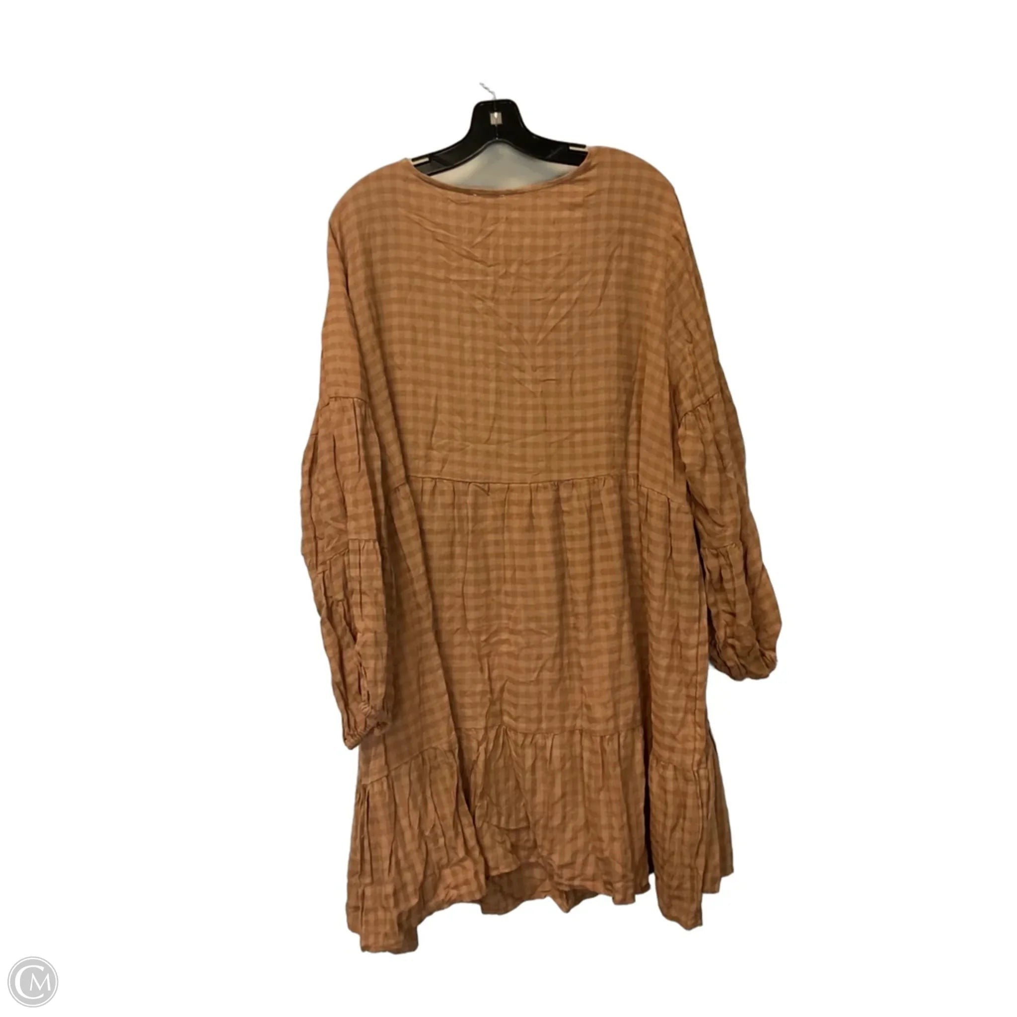 Dress Casual Short By Clothes Mentor In Brown, Size: 2x