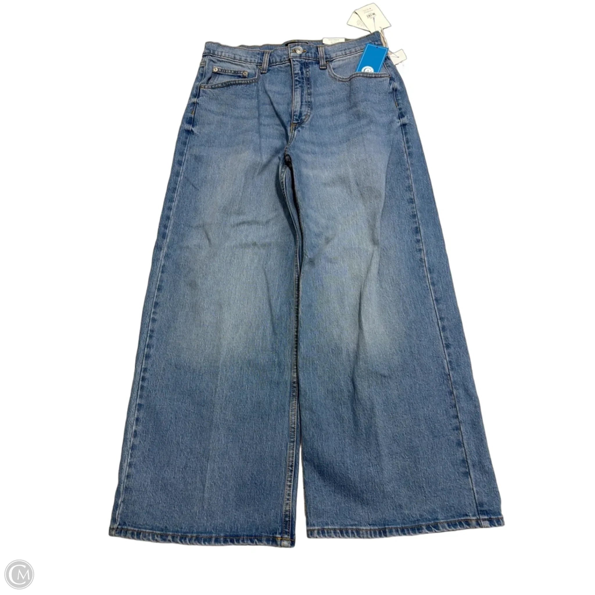 New! Jeans Wide Leg By Free Assembly In Blue, Size: 12