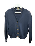 Cardigan Luxury Designer By St John Collection In Navy, Size:M
