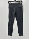 Athletic Leggings By Lululemon In Grey, Size:8