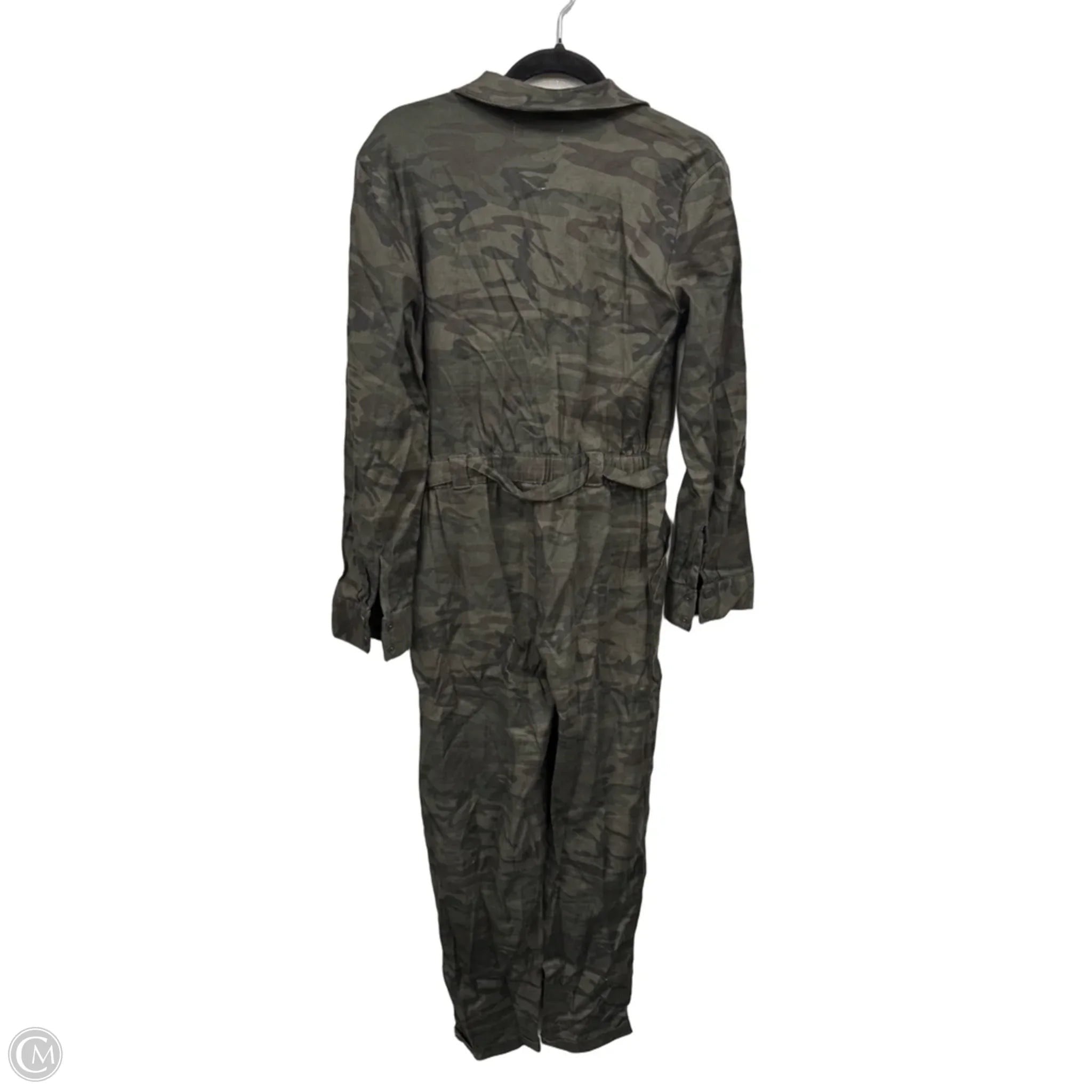 Jumpsuit By Level 99 In Camouflage Print, Size: S