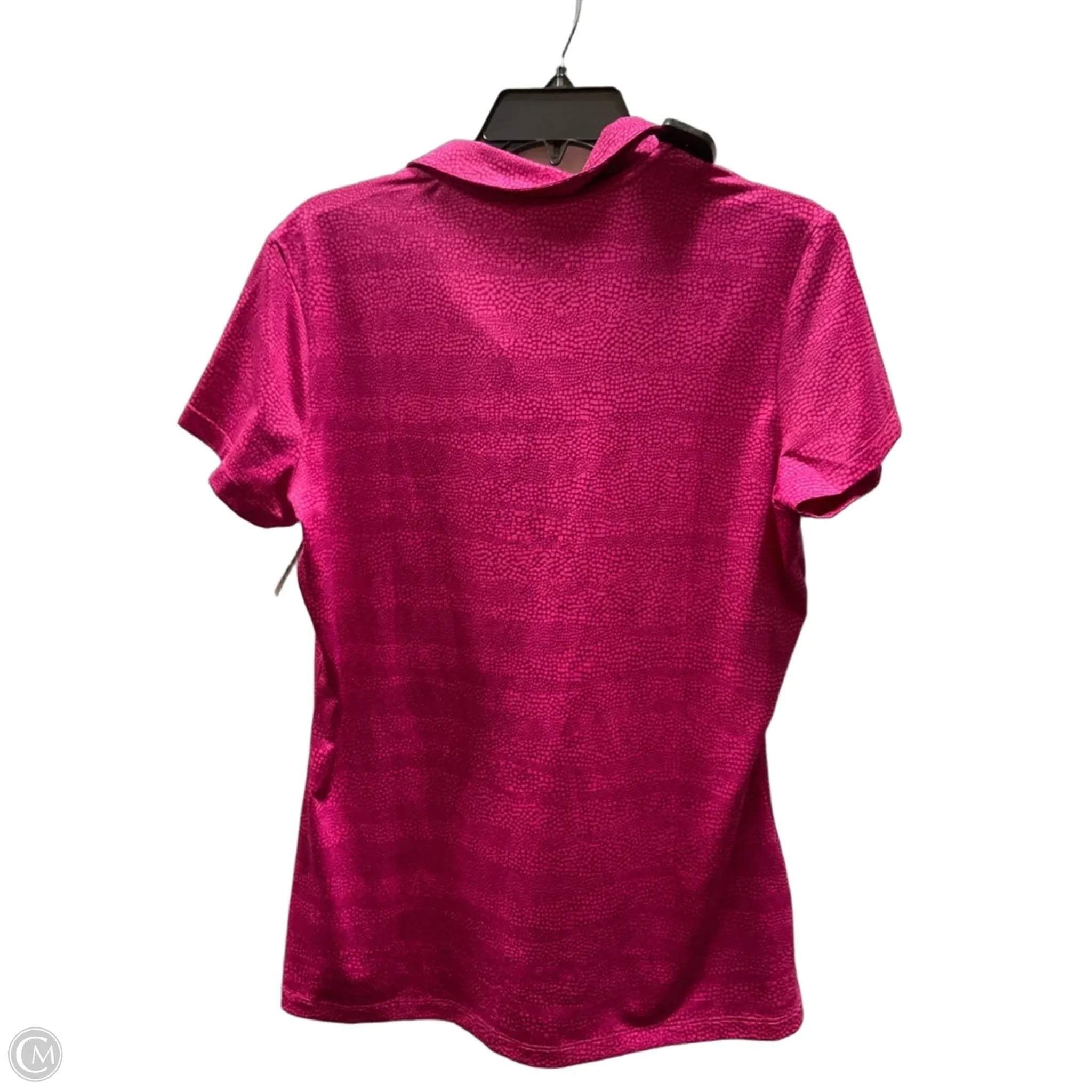 Top Short Sleeve By Nike In Pink, Size: L