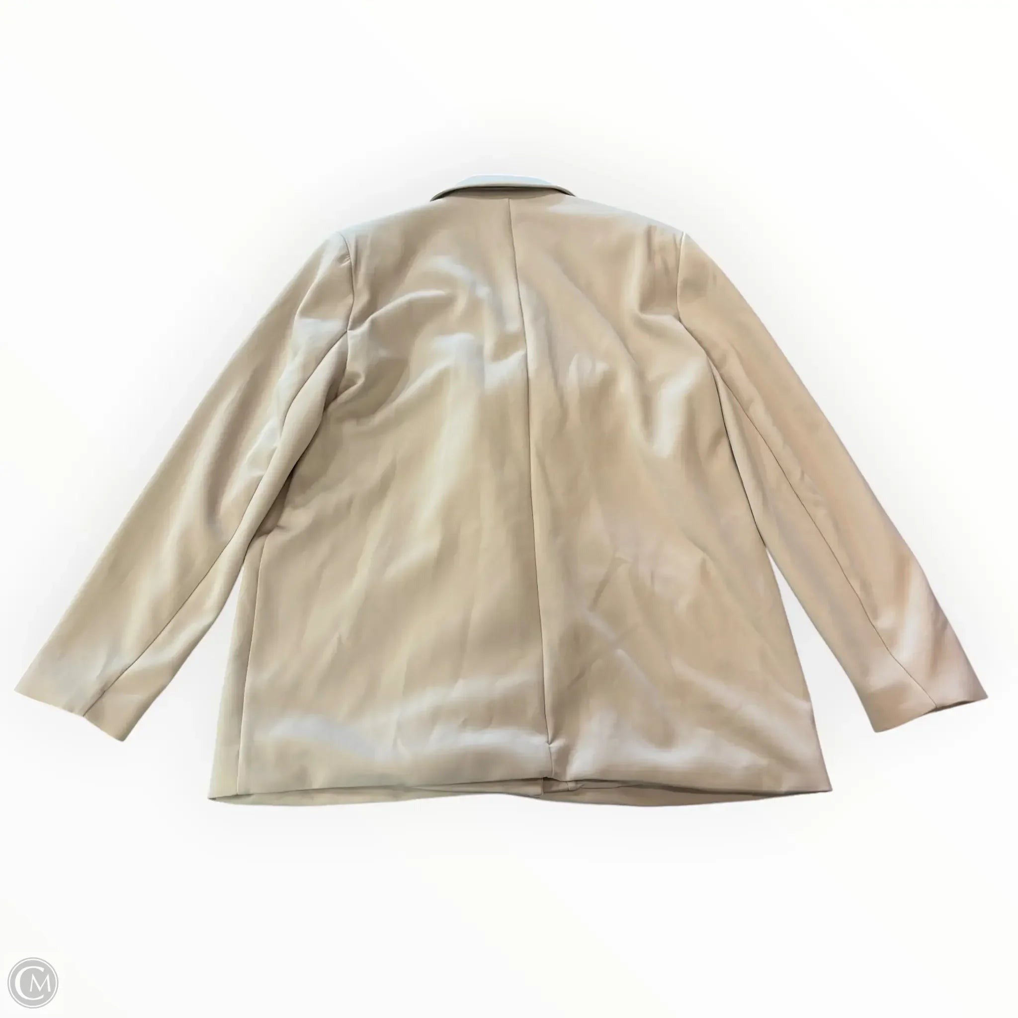 Blazer By Clothes Mentor In Beige, Size: L