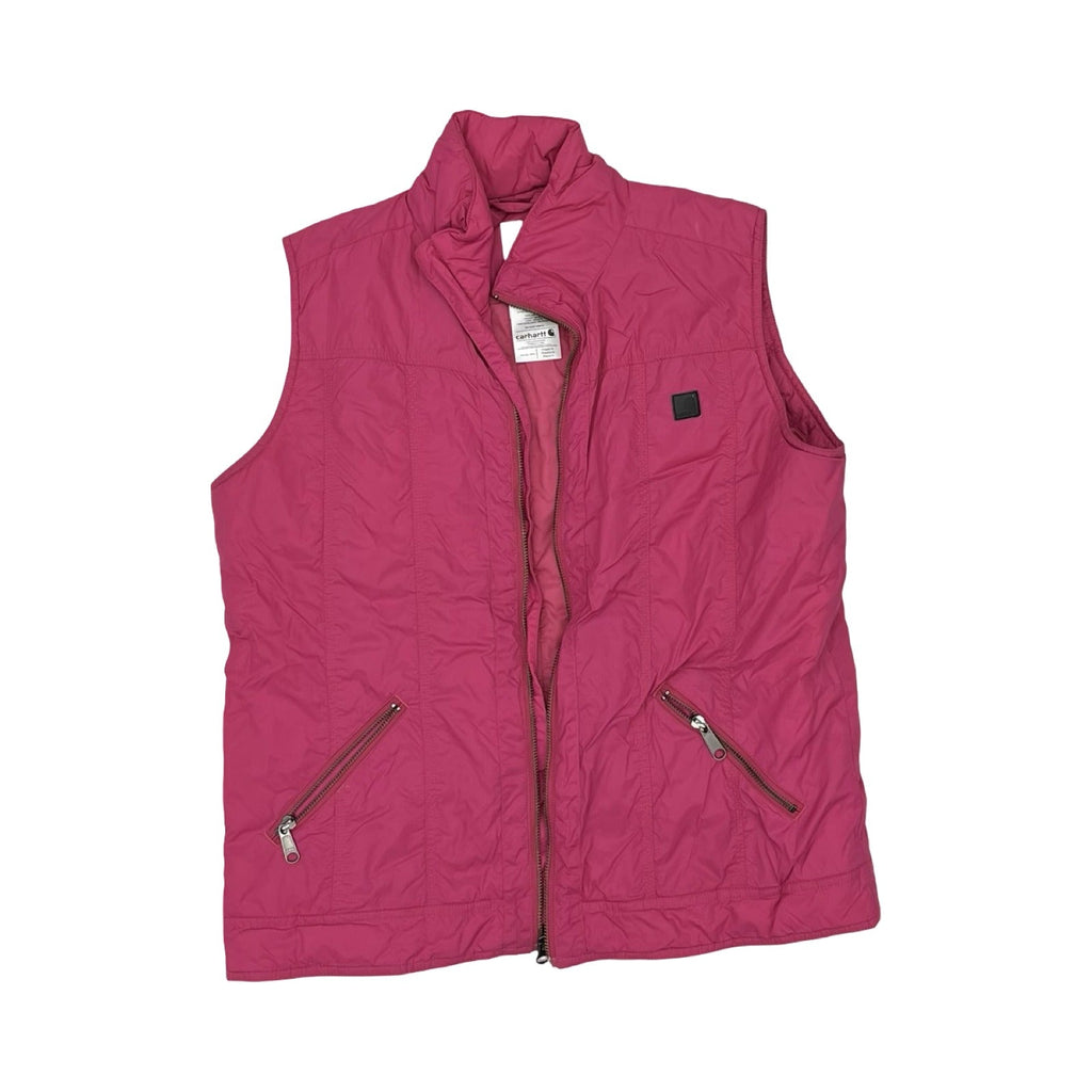 Vest Puffer & Quilted By Carhartt In Pink, Size:M
