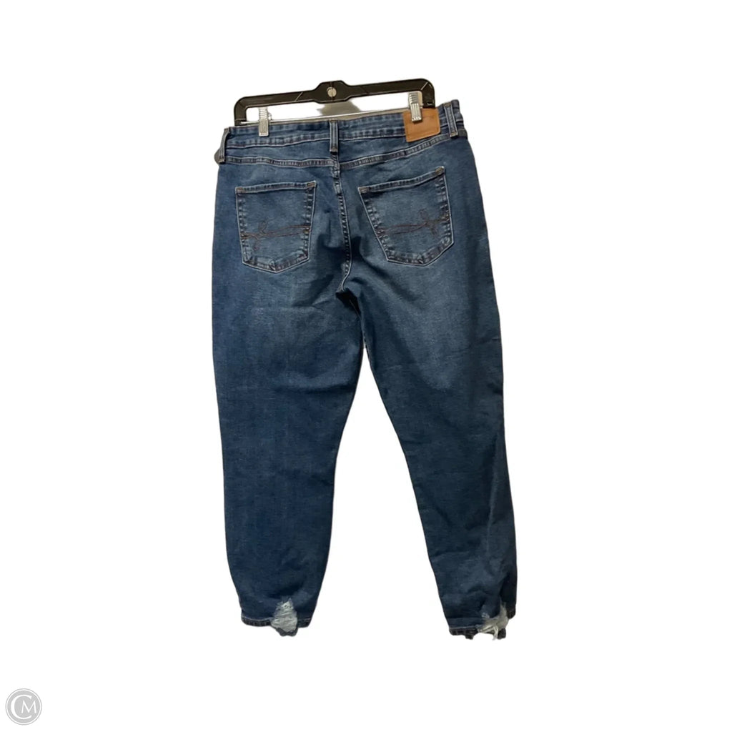Jeans Boyfriend By Levis In Blue Denim, Size: 14