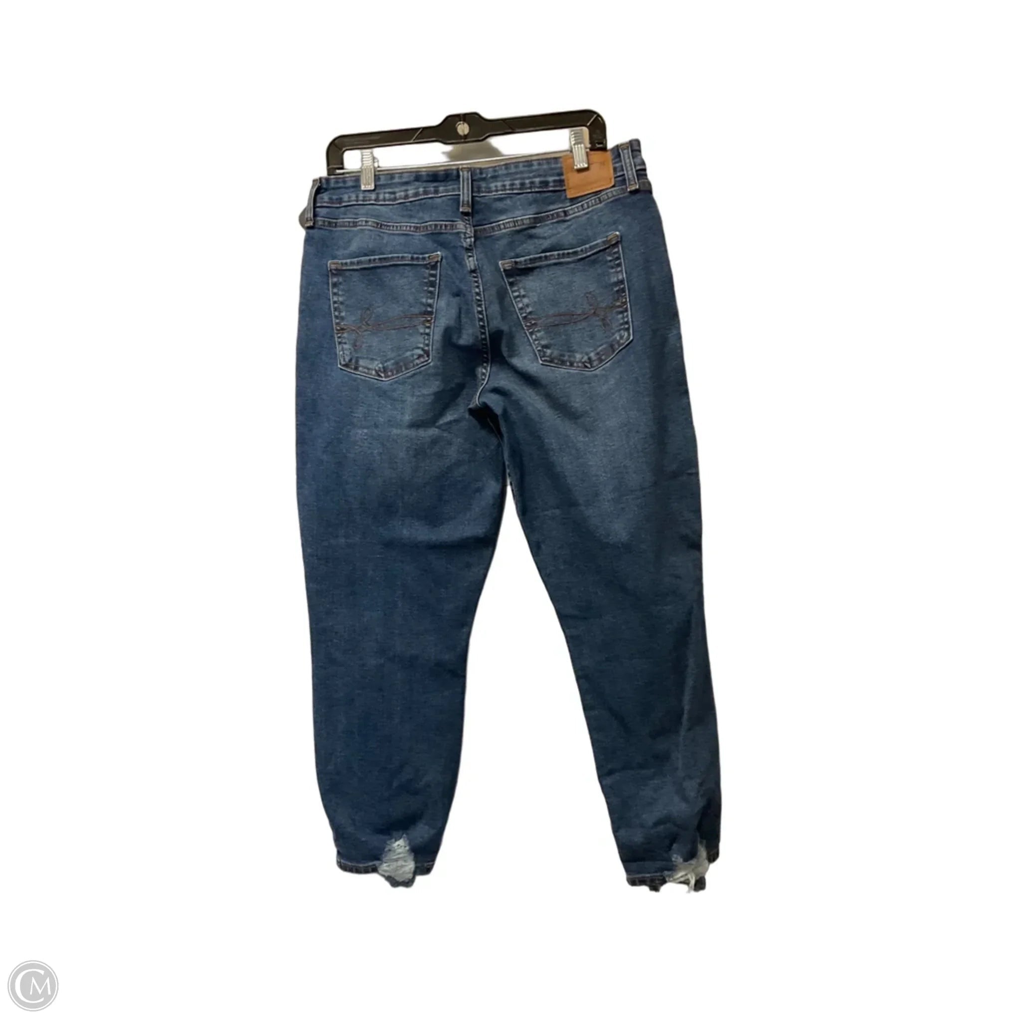 Jeans Boyfriend By Levis In Blue Denim, Size: 14