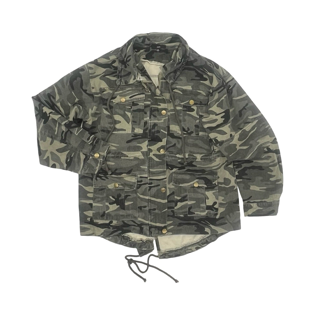 Jacket Utility By Fate In Camouflage Print, Size:M
