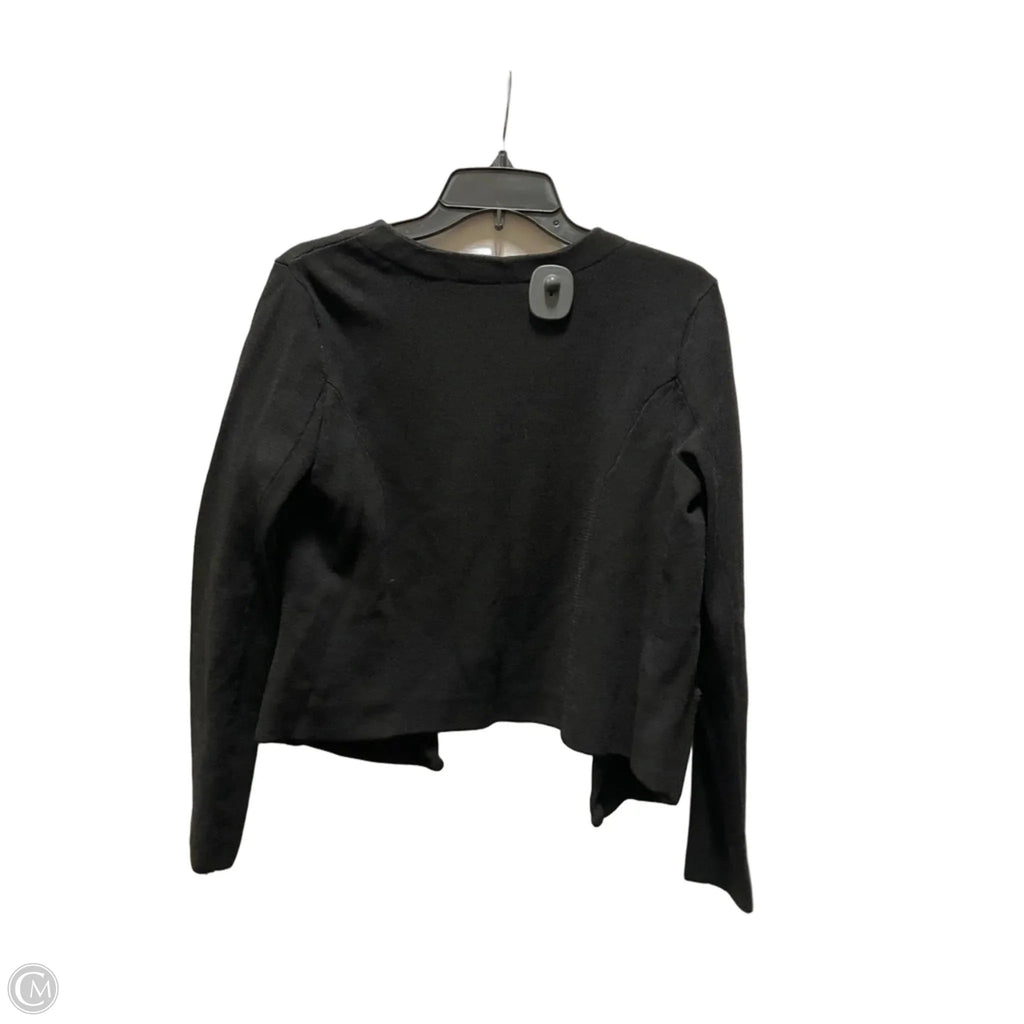 Sweater Cardigan By Loft In Black, Size: S