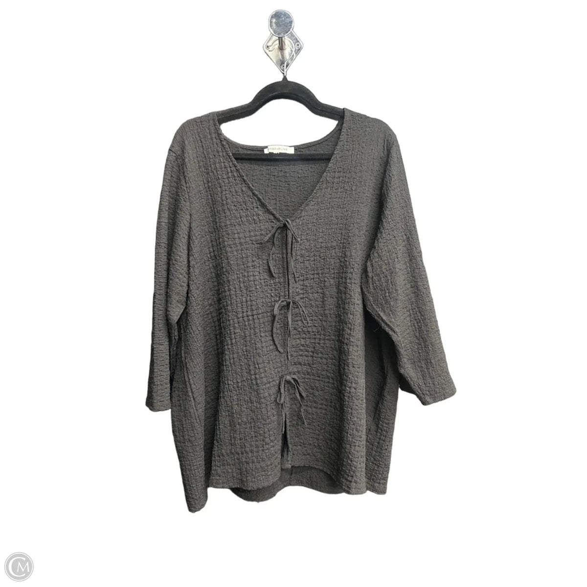 Blouse Long Sleeve By Rose And Olive In Black, Size: Xl
