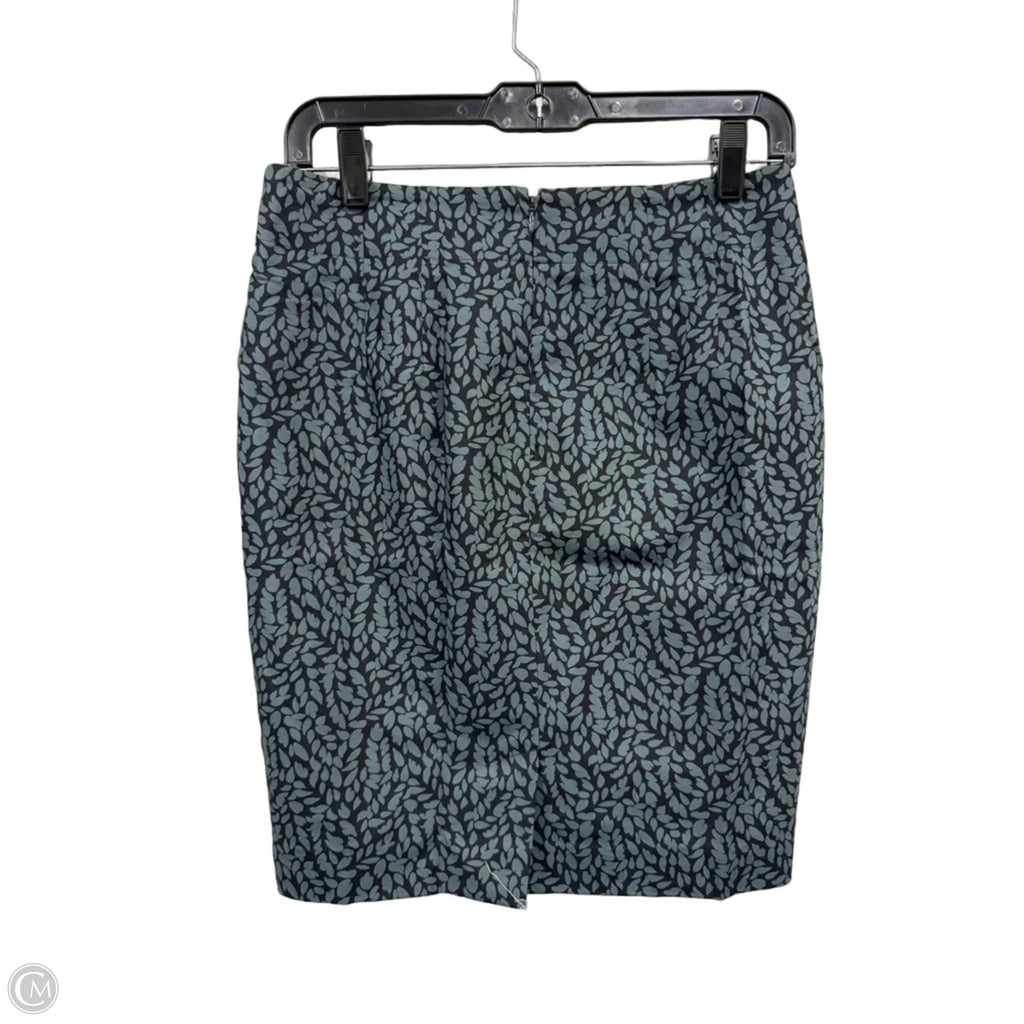 Skirt Mini & Short By Loft In Black & Grey, Size: 2p