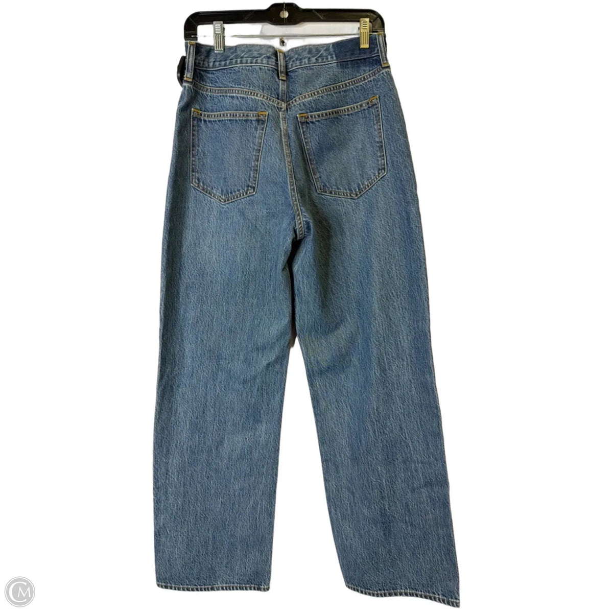 Jeans Wide Leg By Abercrombie And Fitch In Blue Denim, Size: 4