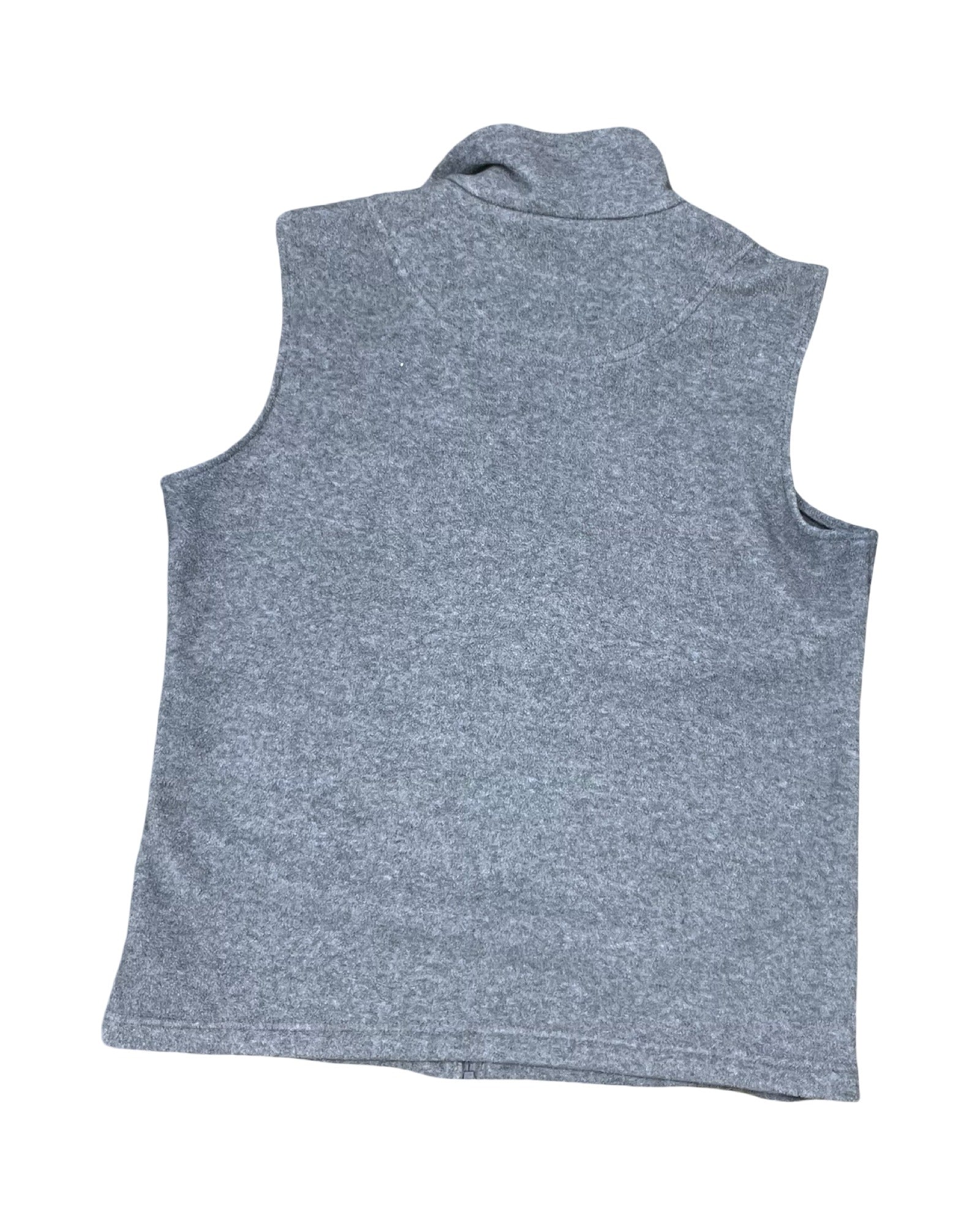 Vest Fleece By Natural Reflections In Grey, Size:L