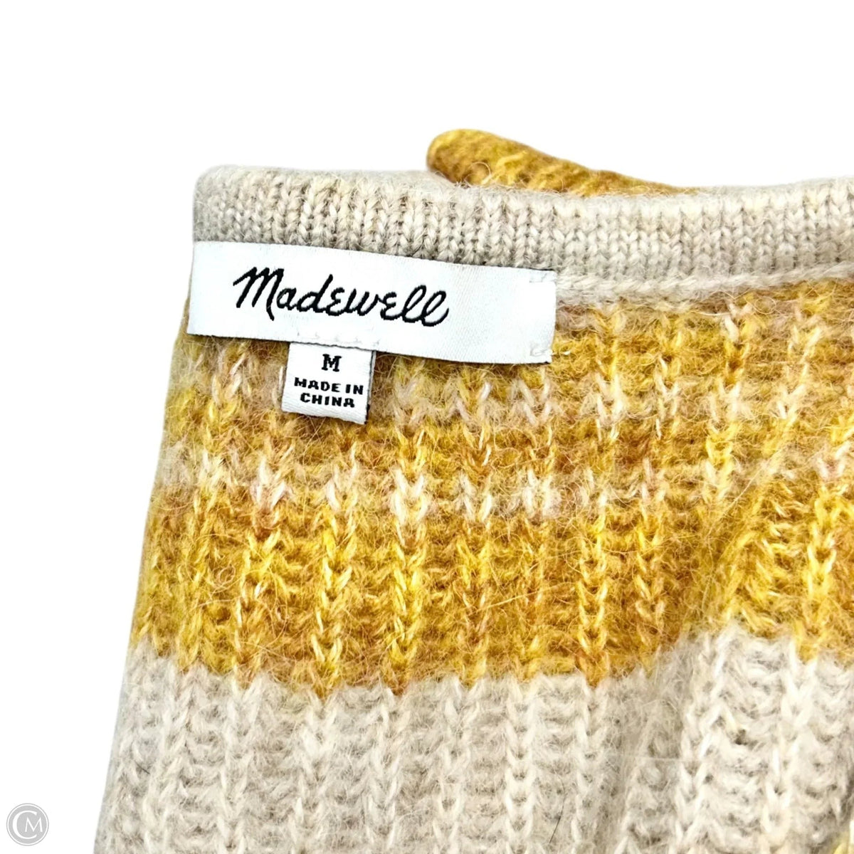 Sweater By Madewell In Striped Pattern, Size: M