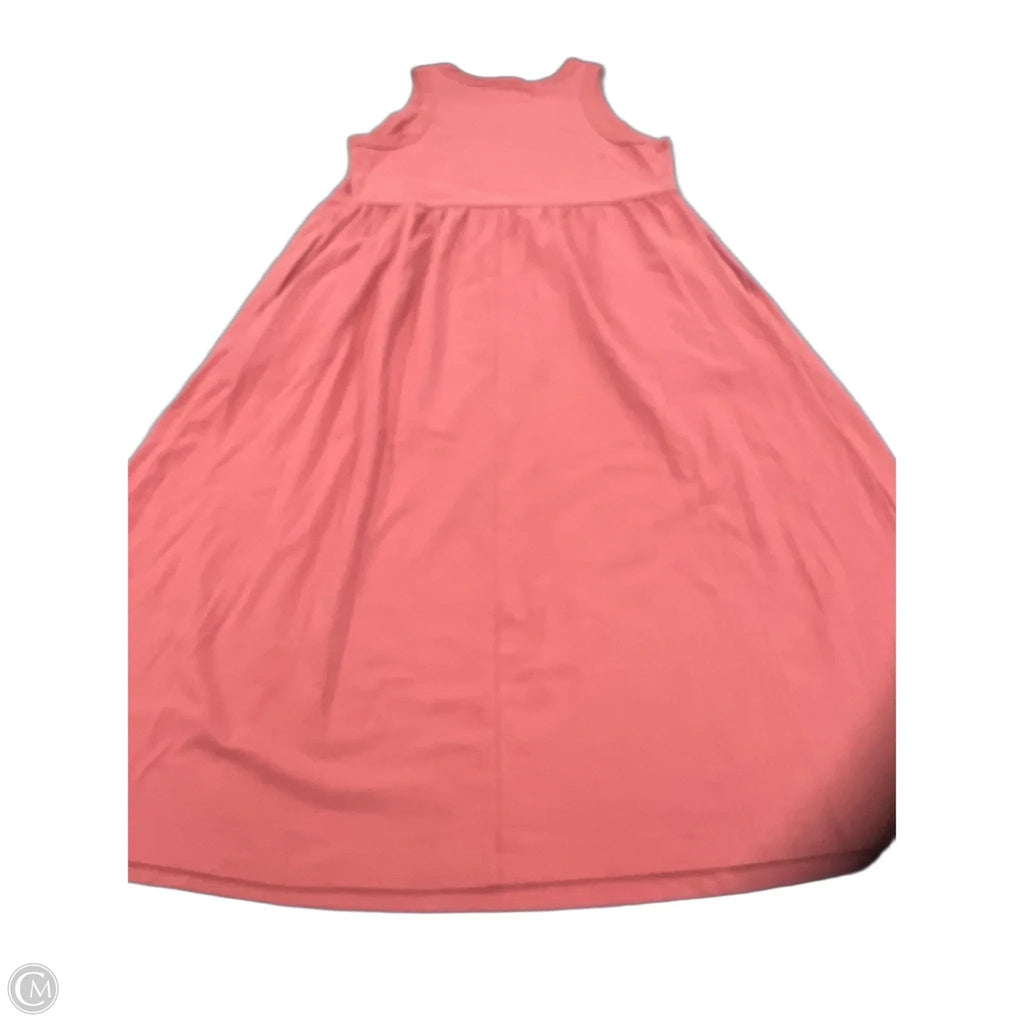 Dress Casual Midi By A New Day In Peach, Size: M