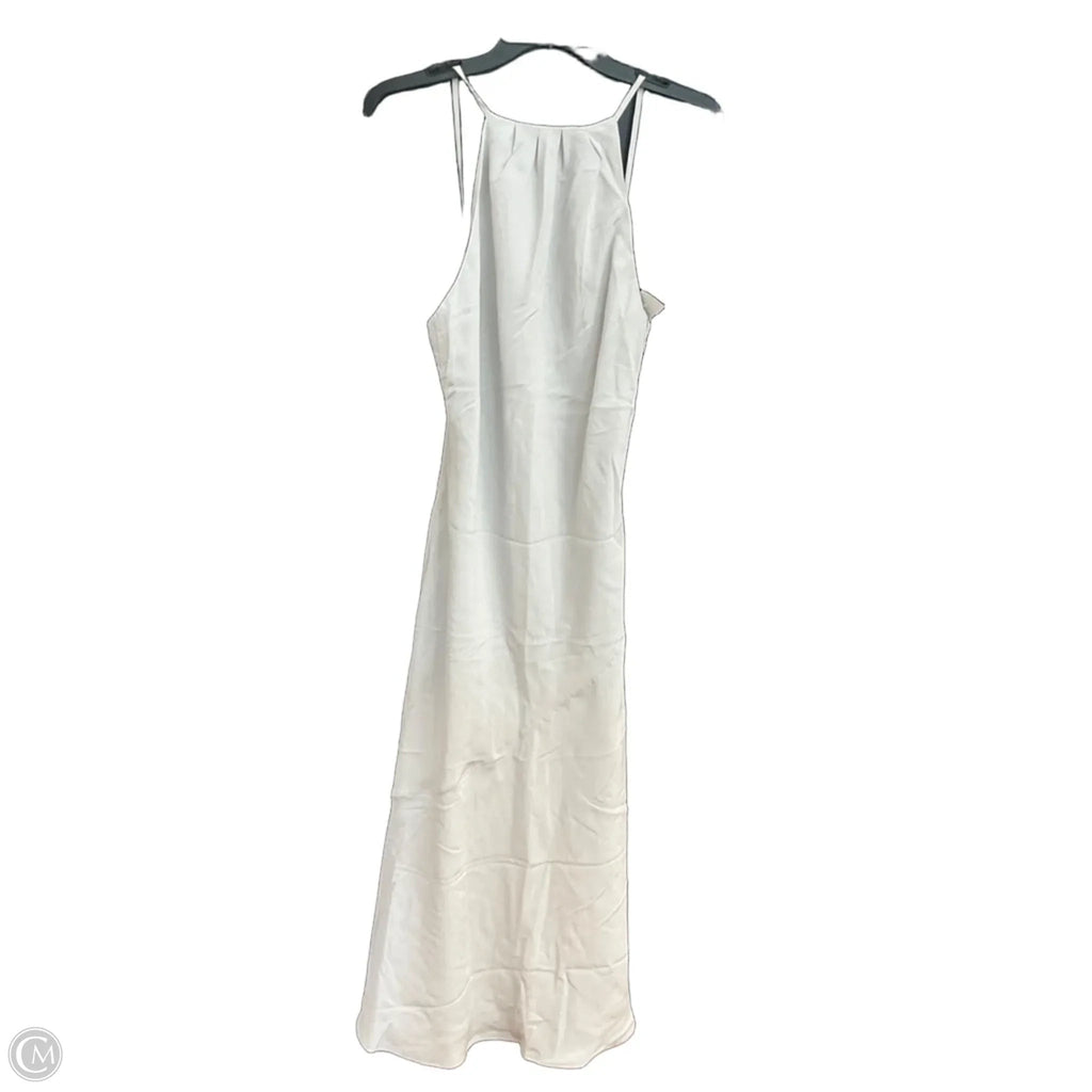 Dress Casual Maxi By Abercrombie And Fitch In Grey, Size: M