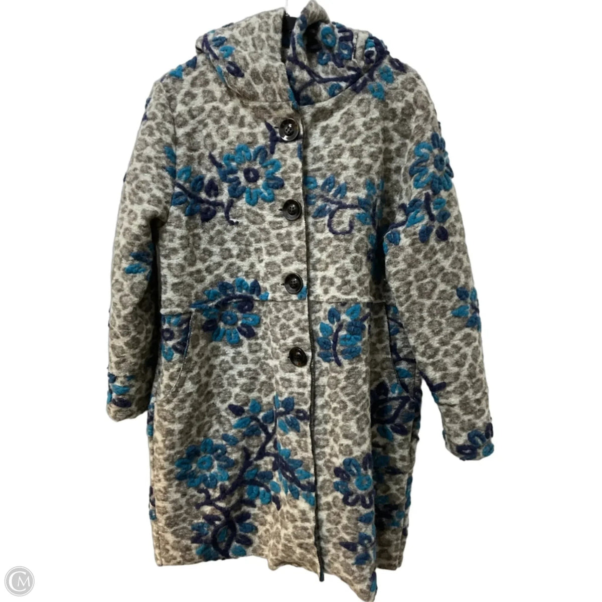Coat Other By Clothes Mentor In Grey, Size: 12
