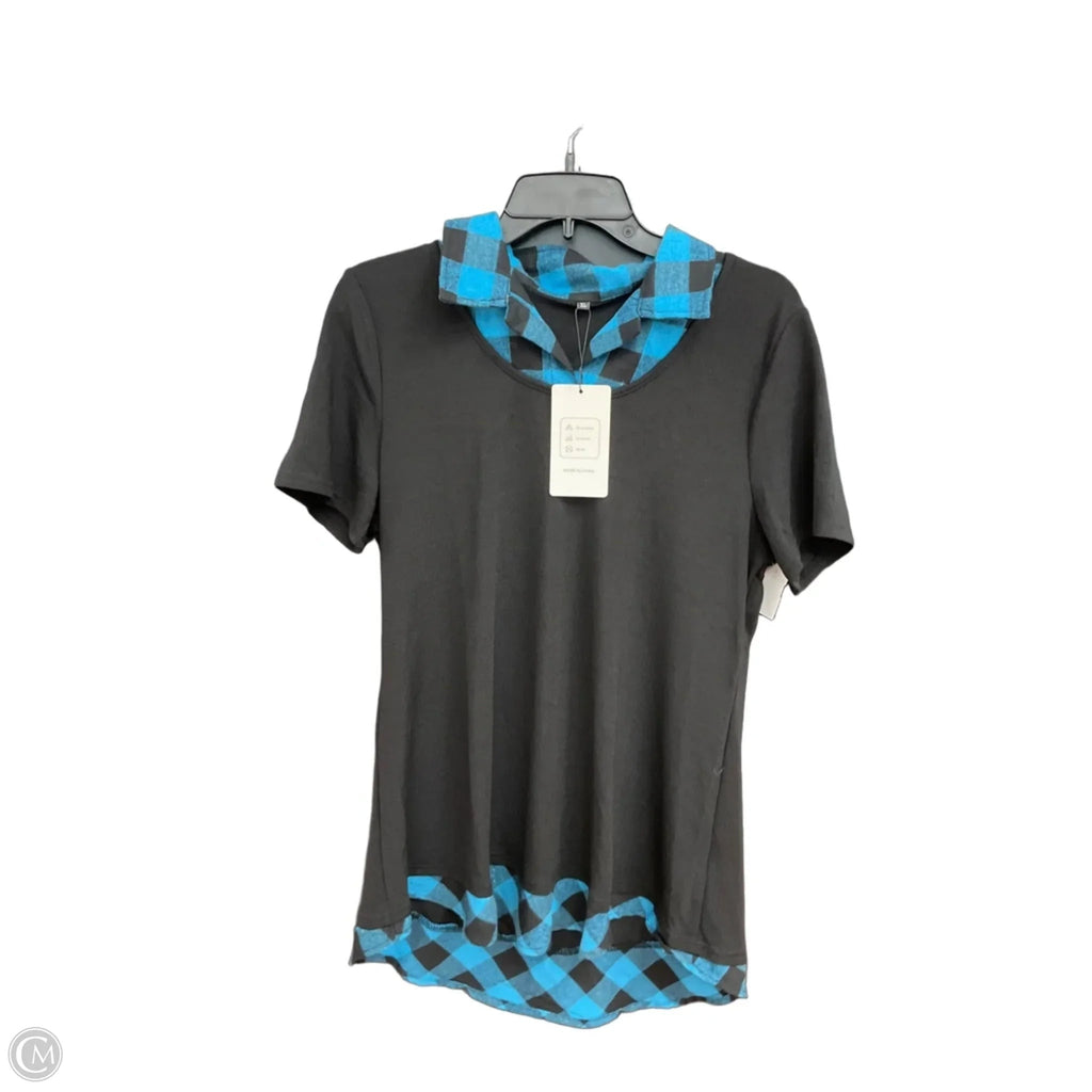 Top Short Sleeve Basic By Clothes Mentor In Black, Size: Xl