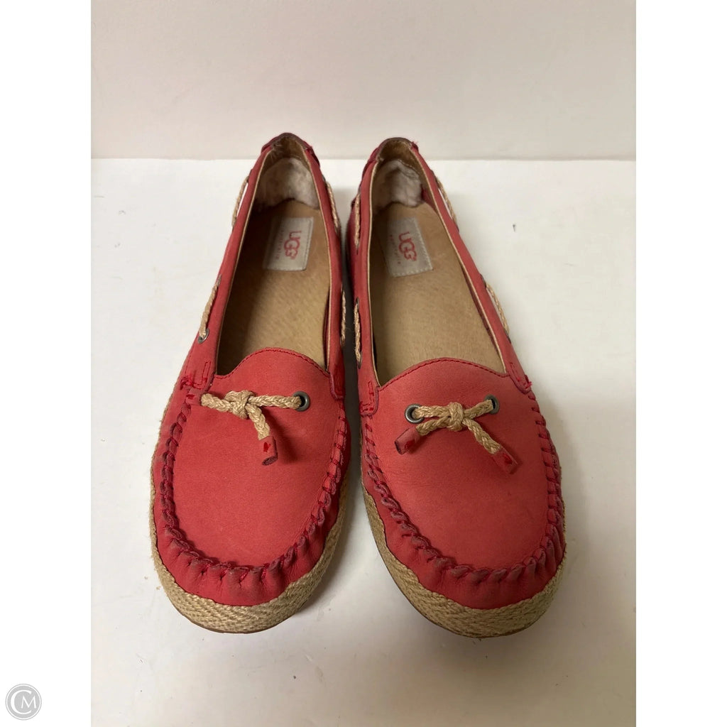 Shoes Designer By Ugg In Pink, Size: 9.5