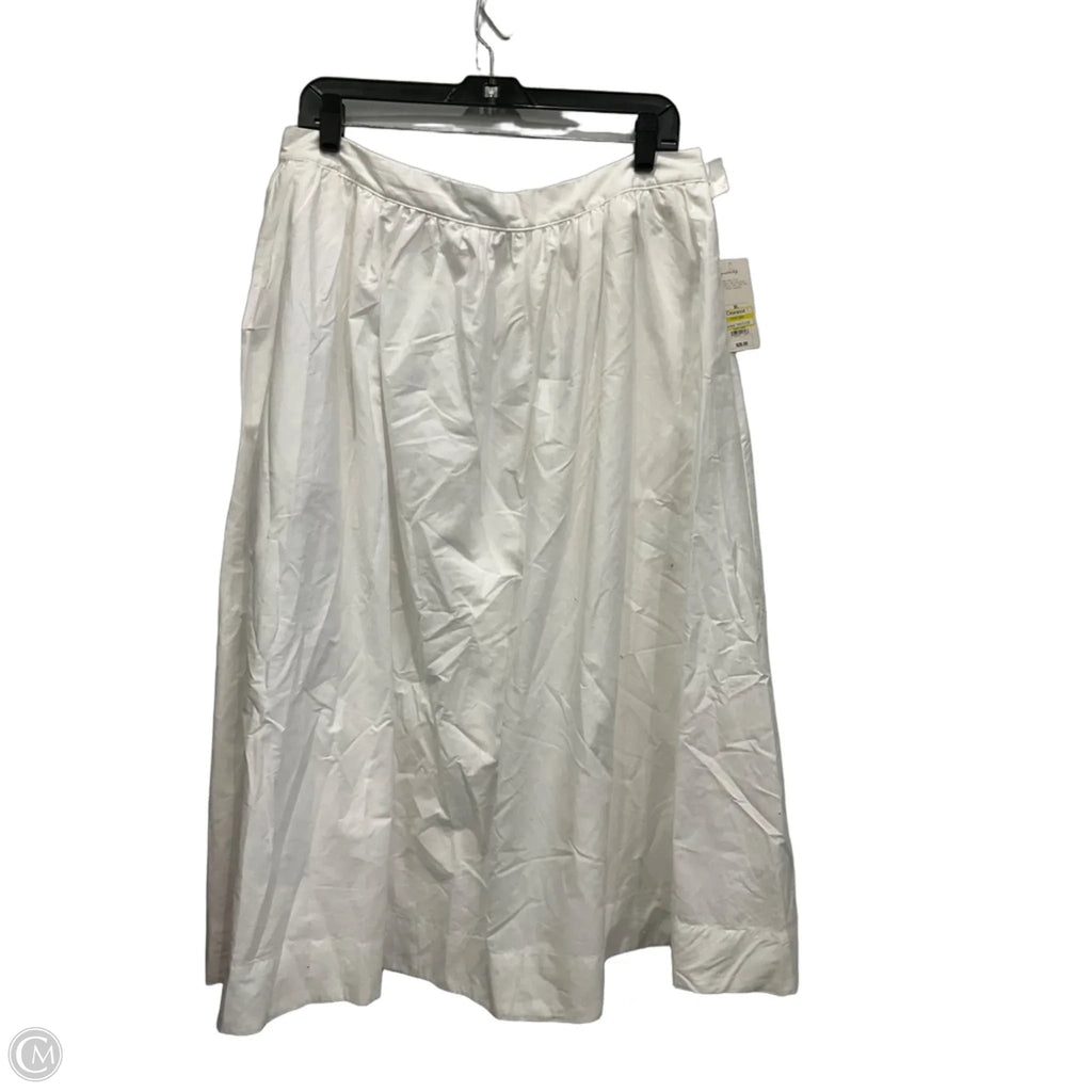 Skirt Maxi By A New Day In White, Size: Xl