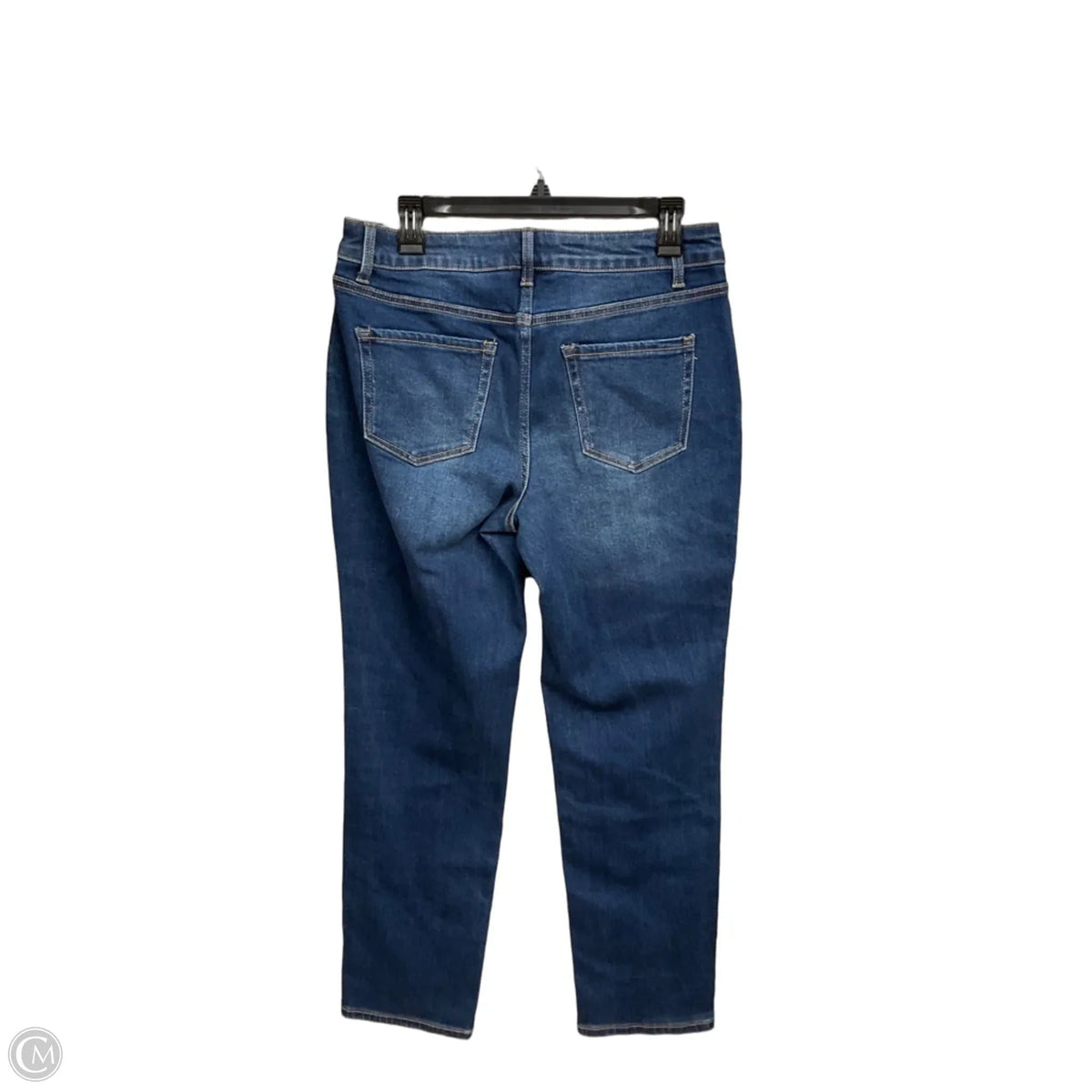 Jeans Straight By Time And Tru In Blue Denim, Size: 10