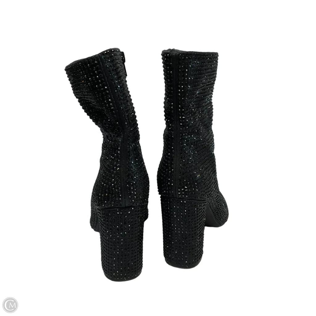 Boots Ankle Heels By Mix No 6 In Black, Size: 7.5