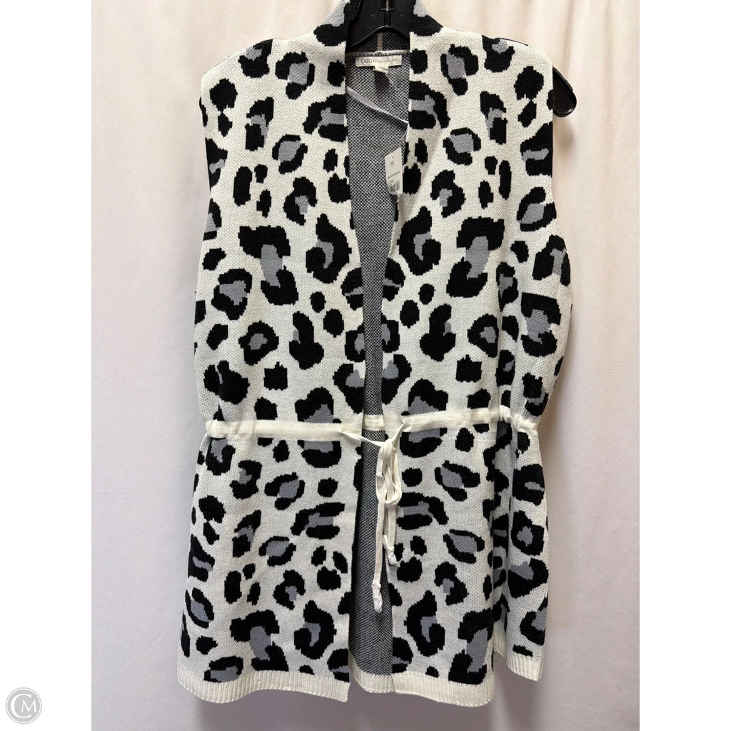 Sweater By Cato In Animal Print, Size: L