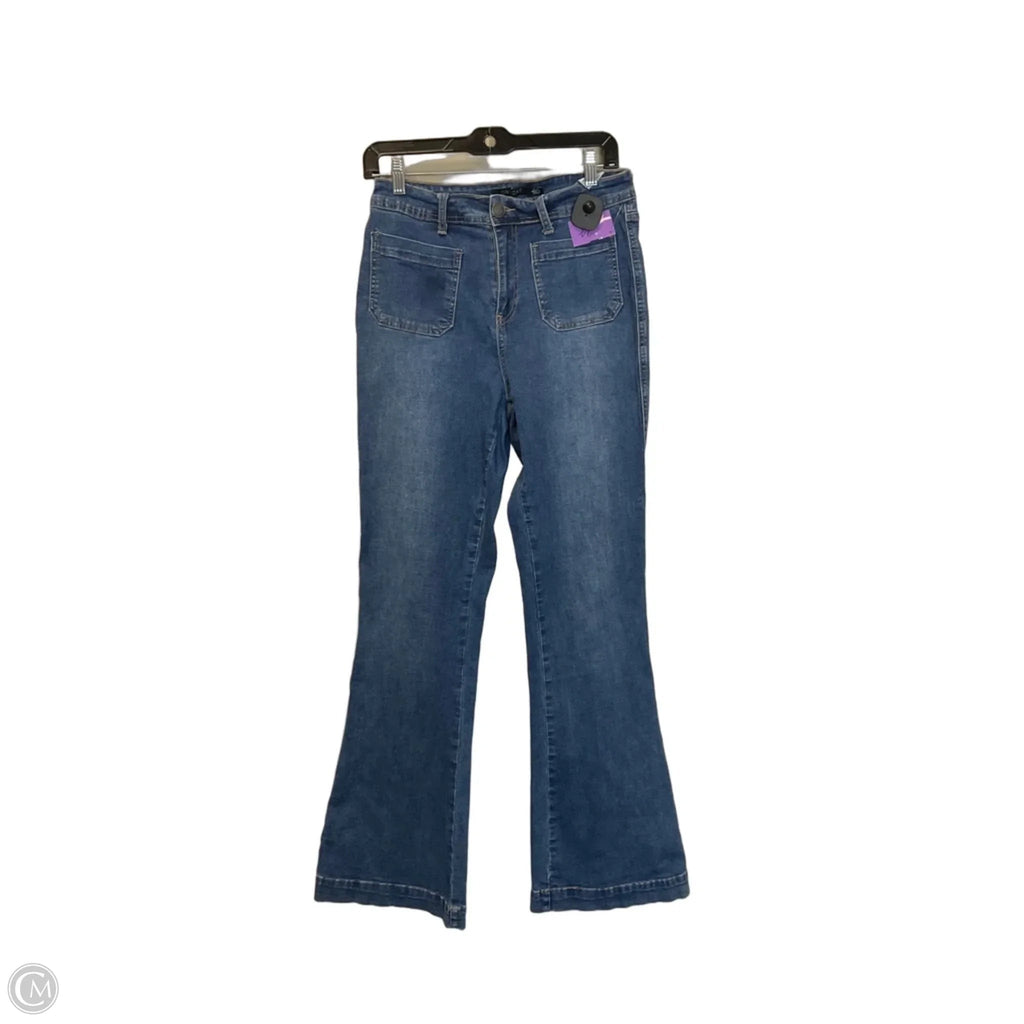 Jeans Flared By One 5 One In Blue Denim, Size: 6