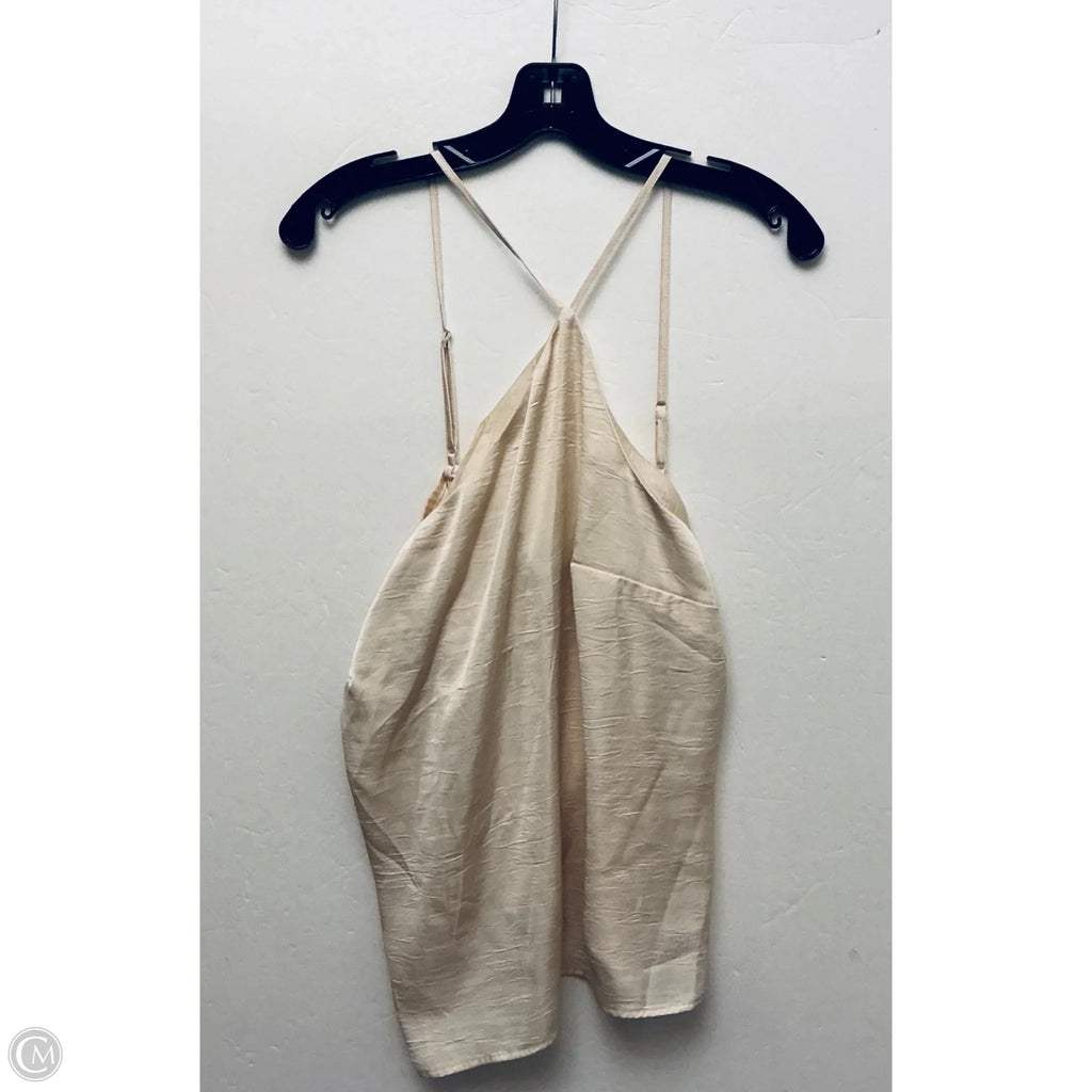 Top Sleeveless By A New Day In Cream, Size: Xl