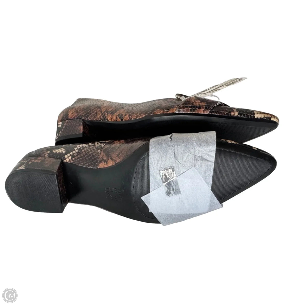 Shoes Heels Block By Naturalizer In Snakeskin Print, Size: 12