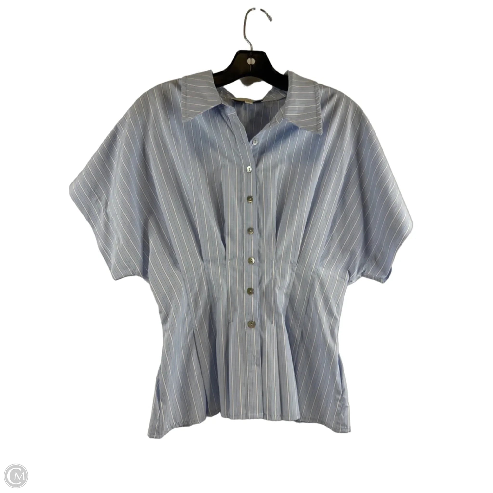 Top Short Sleeve By Pinch In Striped Pattern, Size: M