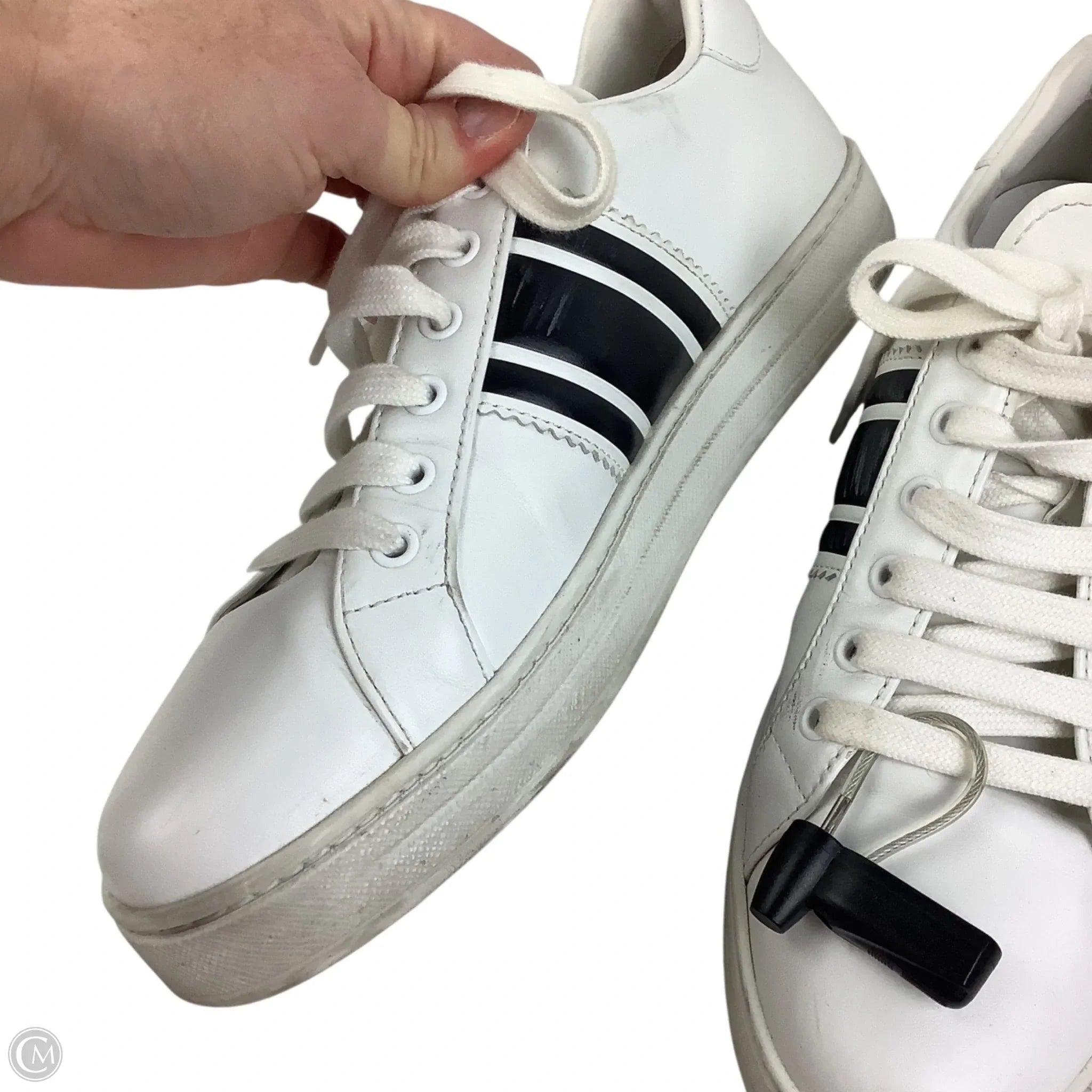 Shoes Luxury Designer By Prada In White, Size: 40.5