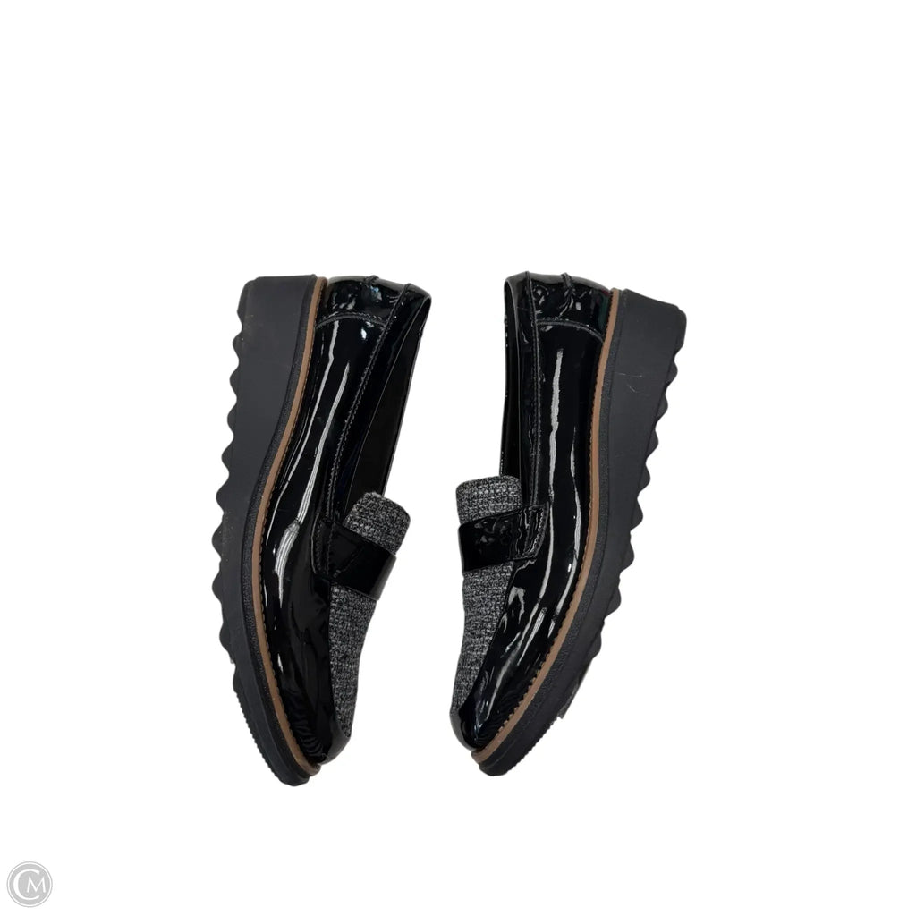 Shoes Flats By Clarks In Black, Size: 6.5
