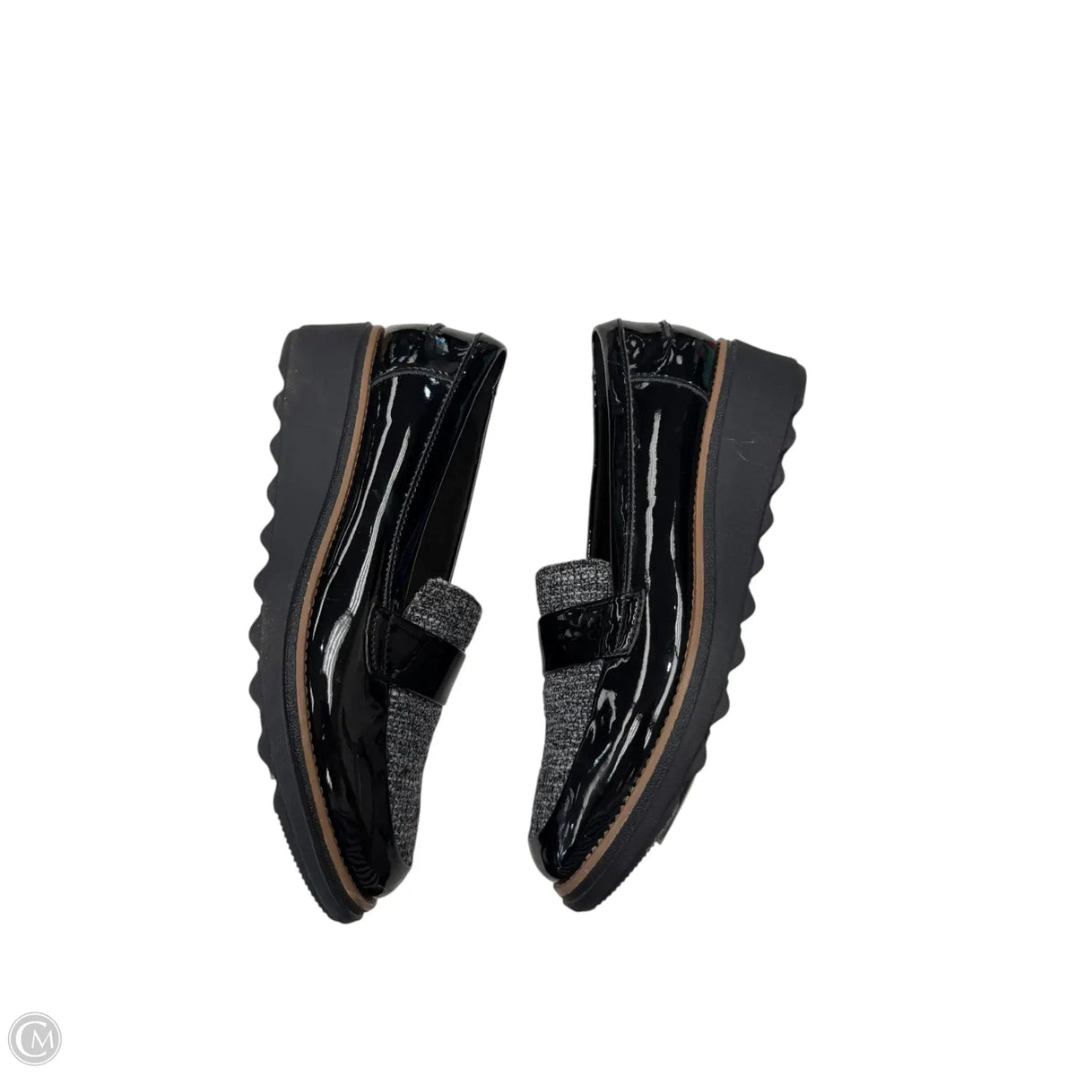 Shoes Flats By Clarks In Black, Size: 6.5