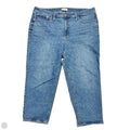 Jeans Straight By Madewell In Blue Denim, Size: 20