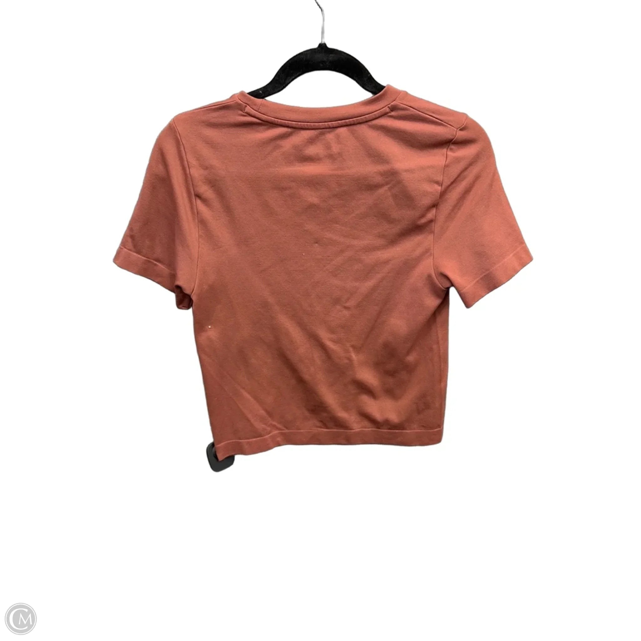 Top Short Sleeve Basic By A New Day In Brown, Size: M
