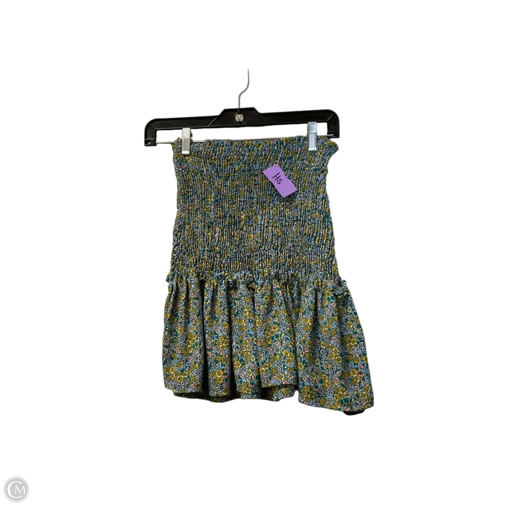 Top Sleeveless By Good Luck Gem In Floral Print, Size: Xs