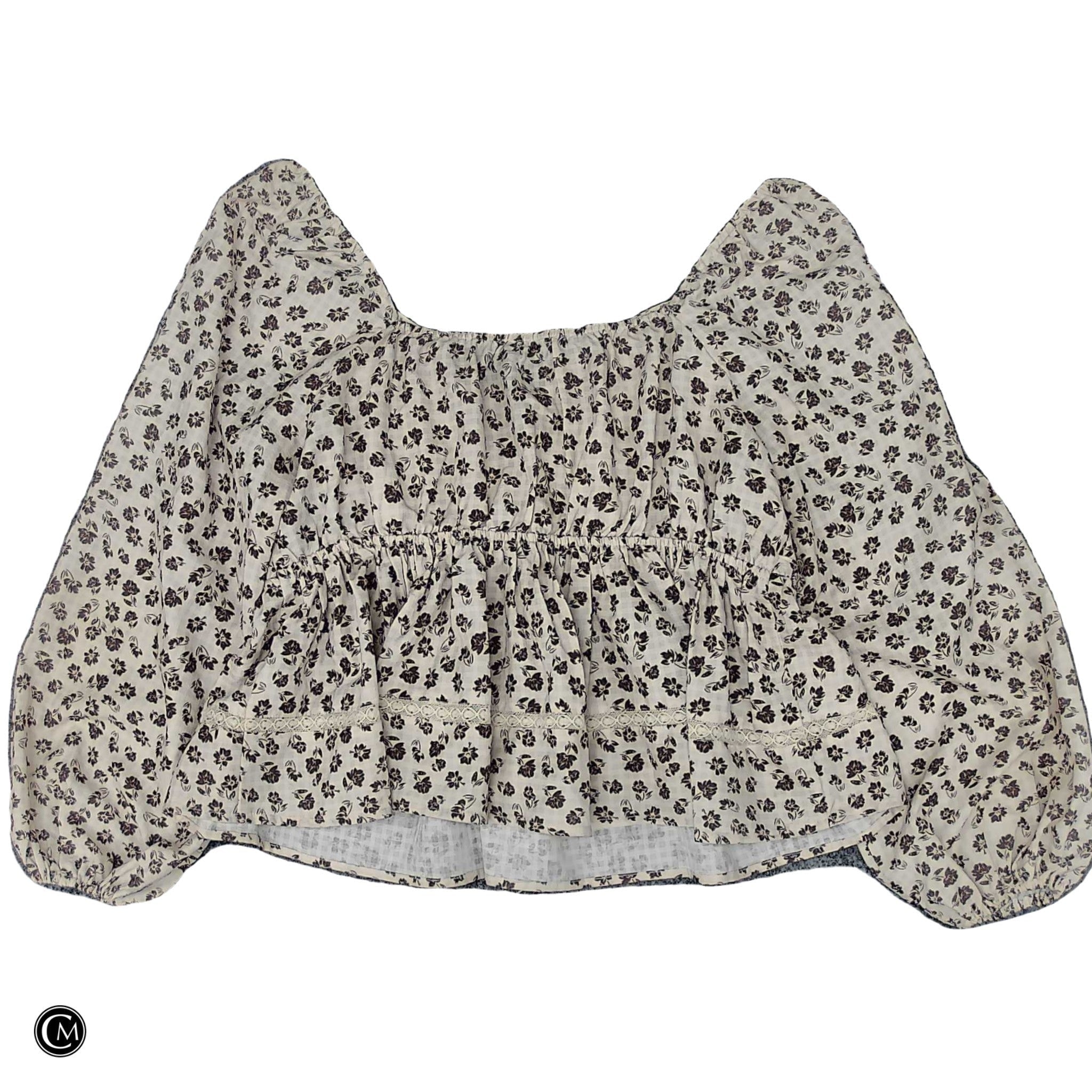 Top Ls By Arula In Brown & Cream, Size: 1x
