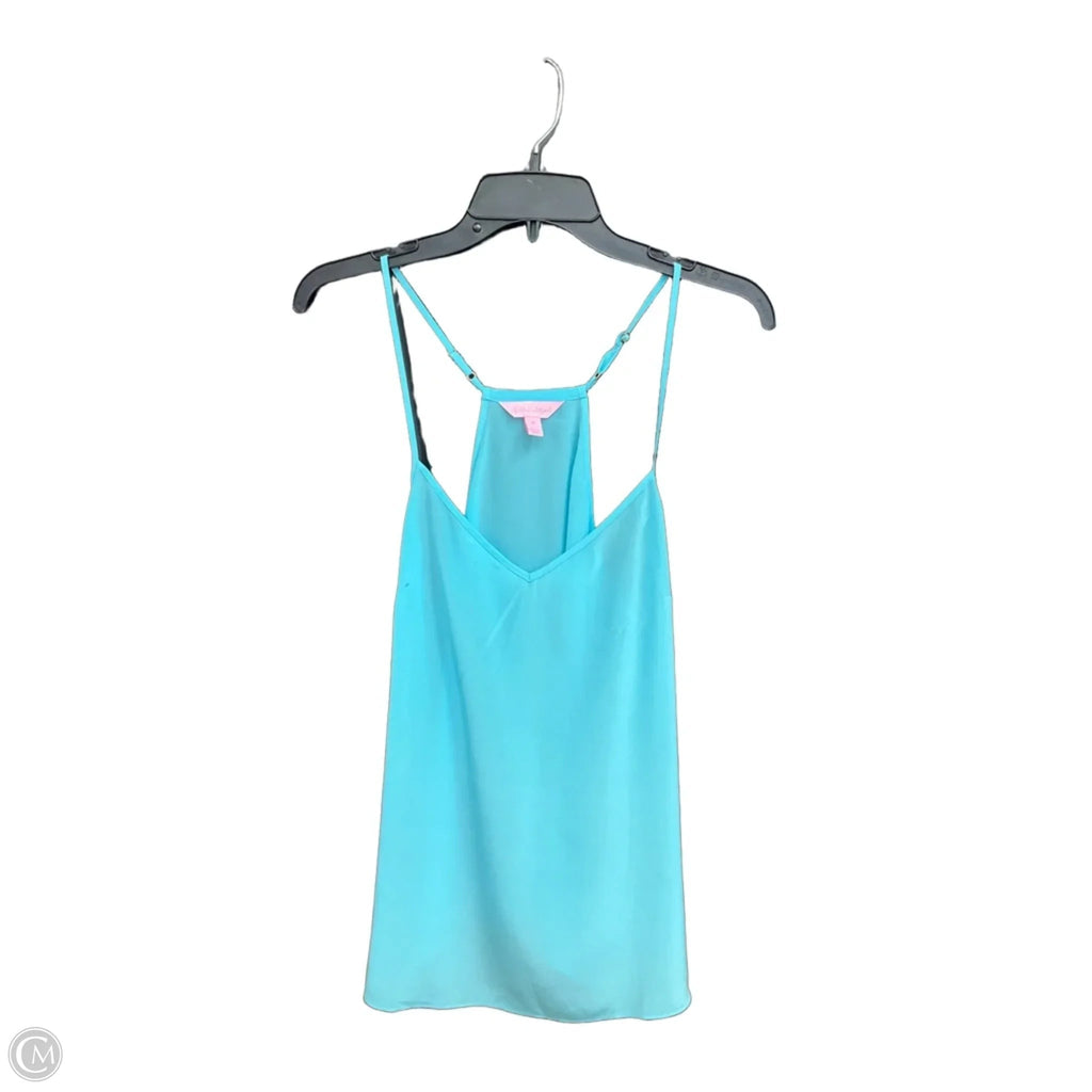 Top Sleeveless Designer By Lilly Pulitzer In Blue, Size: M