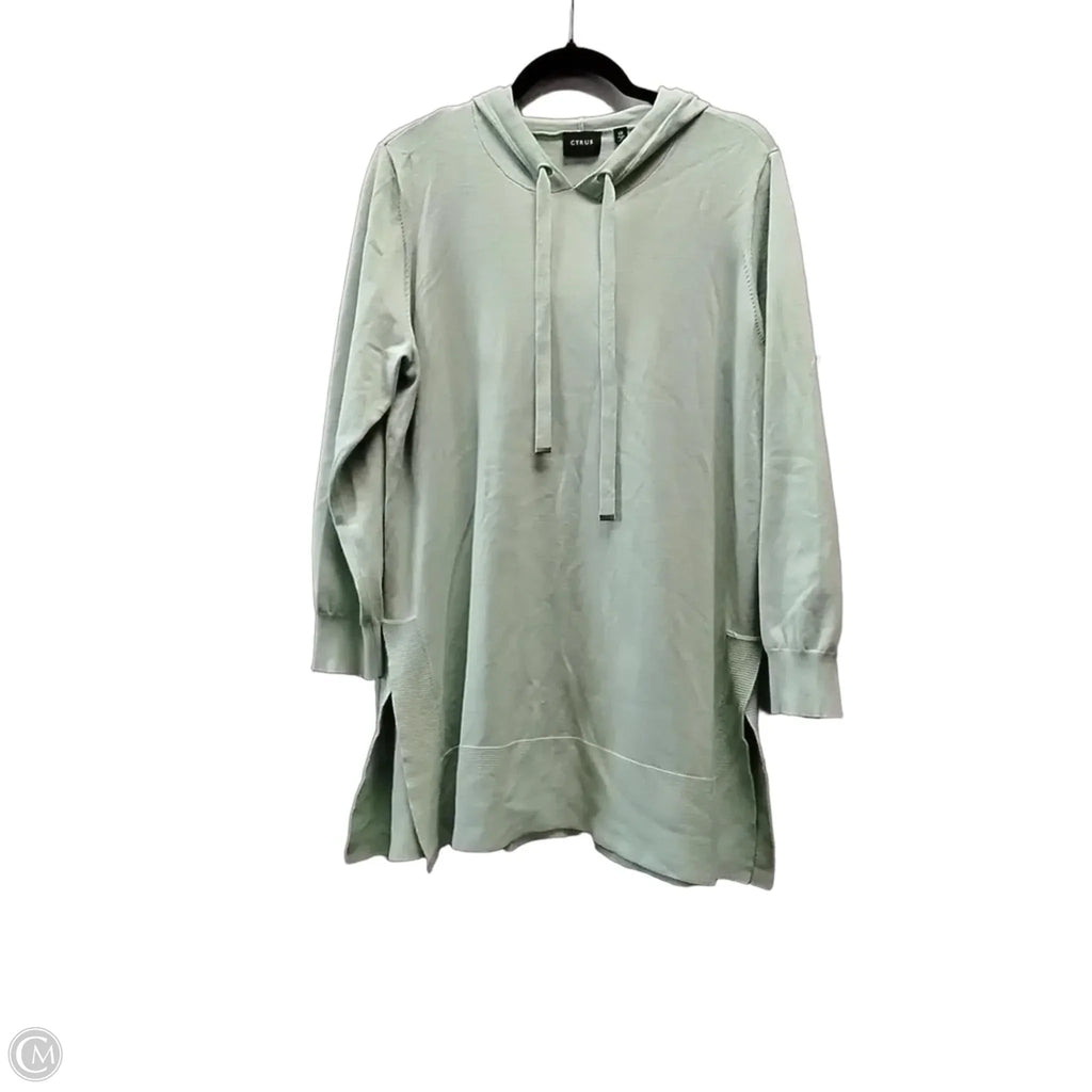 Sweatshirt Hoodie By Cyrus In Aqua, Size: 1x
