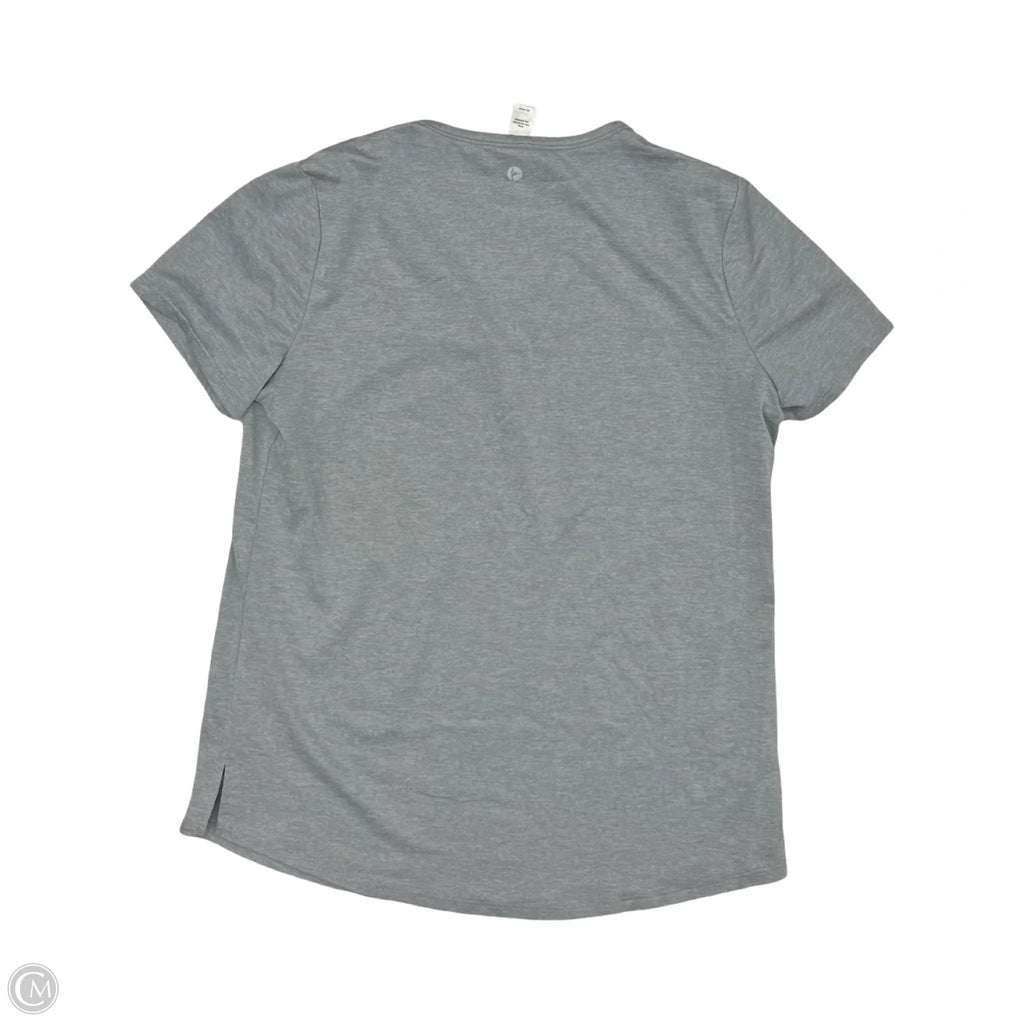 Athletic Top Short Sleeve By 90 Degrees By Reflex In Grey, Size: S