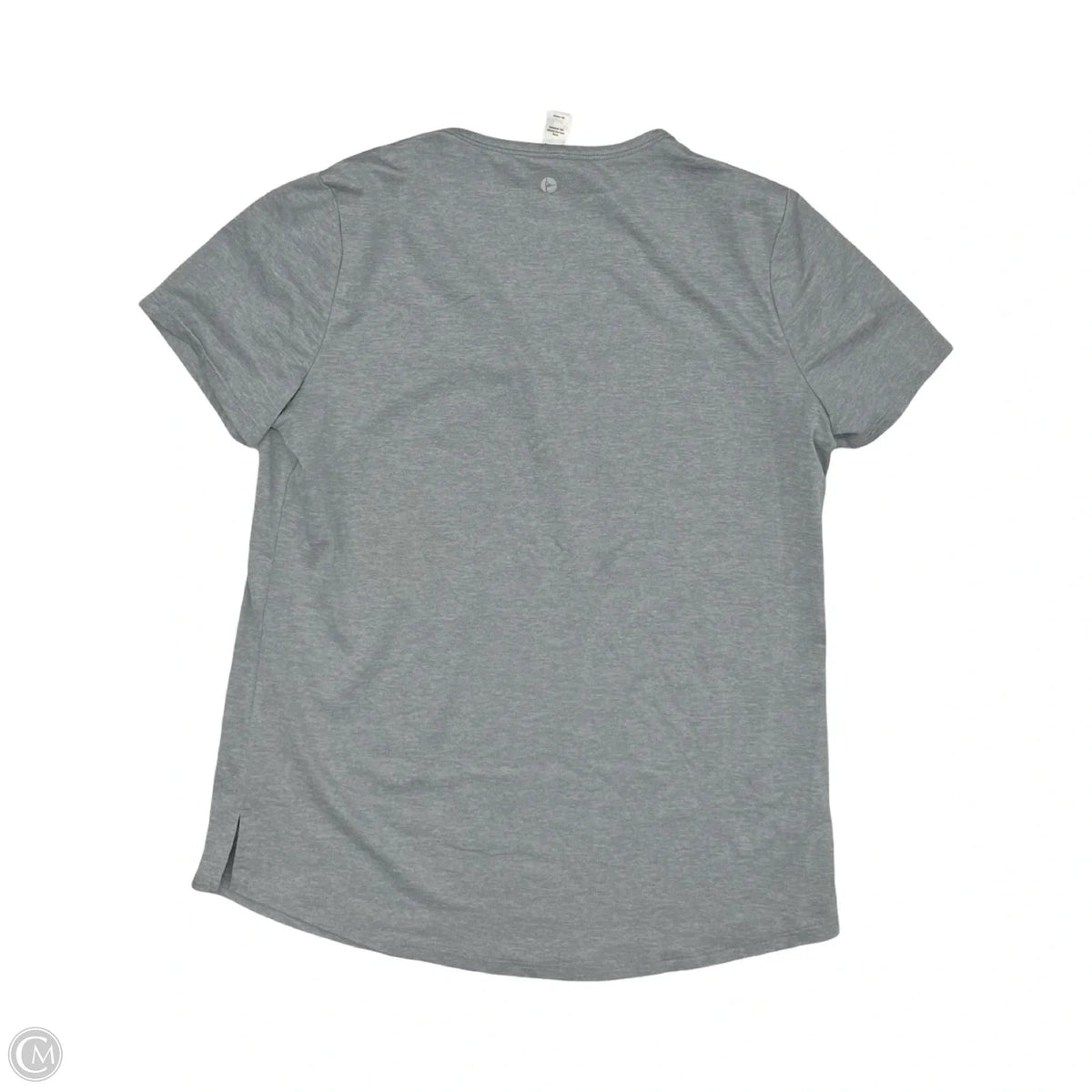 Athletic Top Short Sleeve By 90 Degrees By Reflex In Grey, Size: S