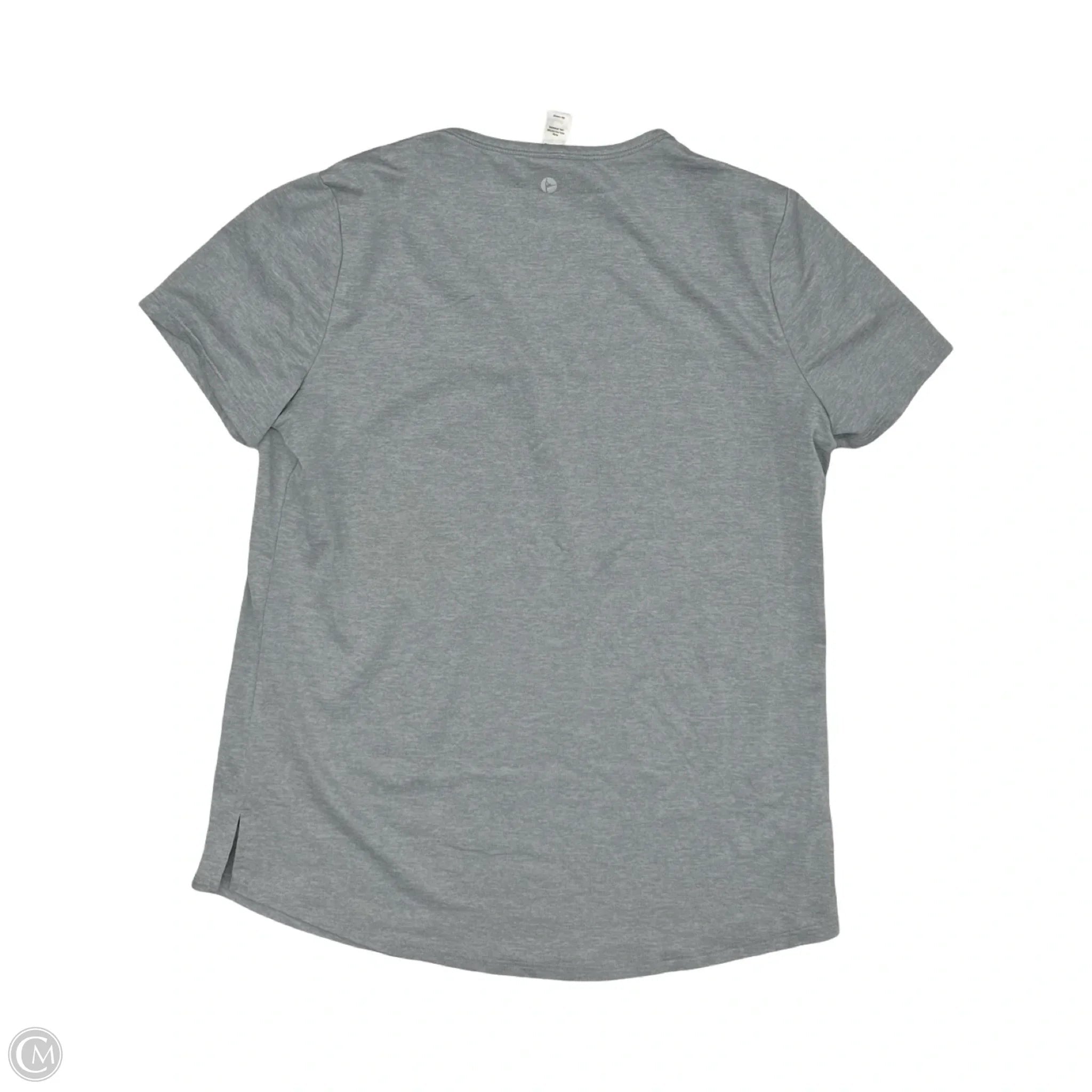 Athletic Top Short Sleeve By 90 Degrees By Reflex In Grey, Size: S