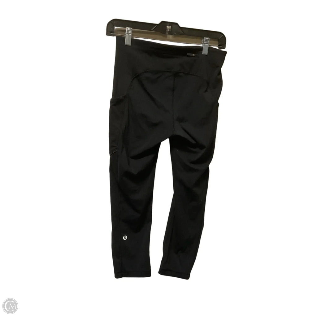Athletic Leggings Capris By Lululemon In Black, Size: M
