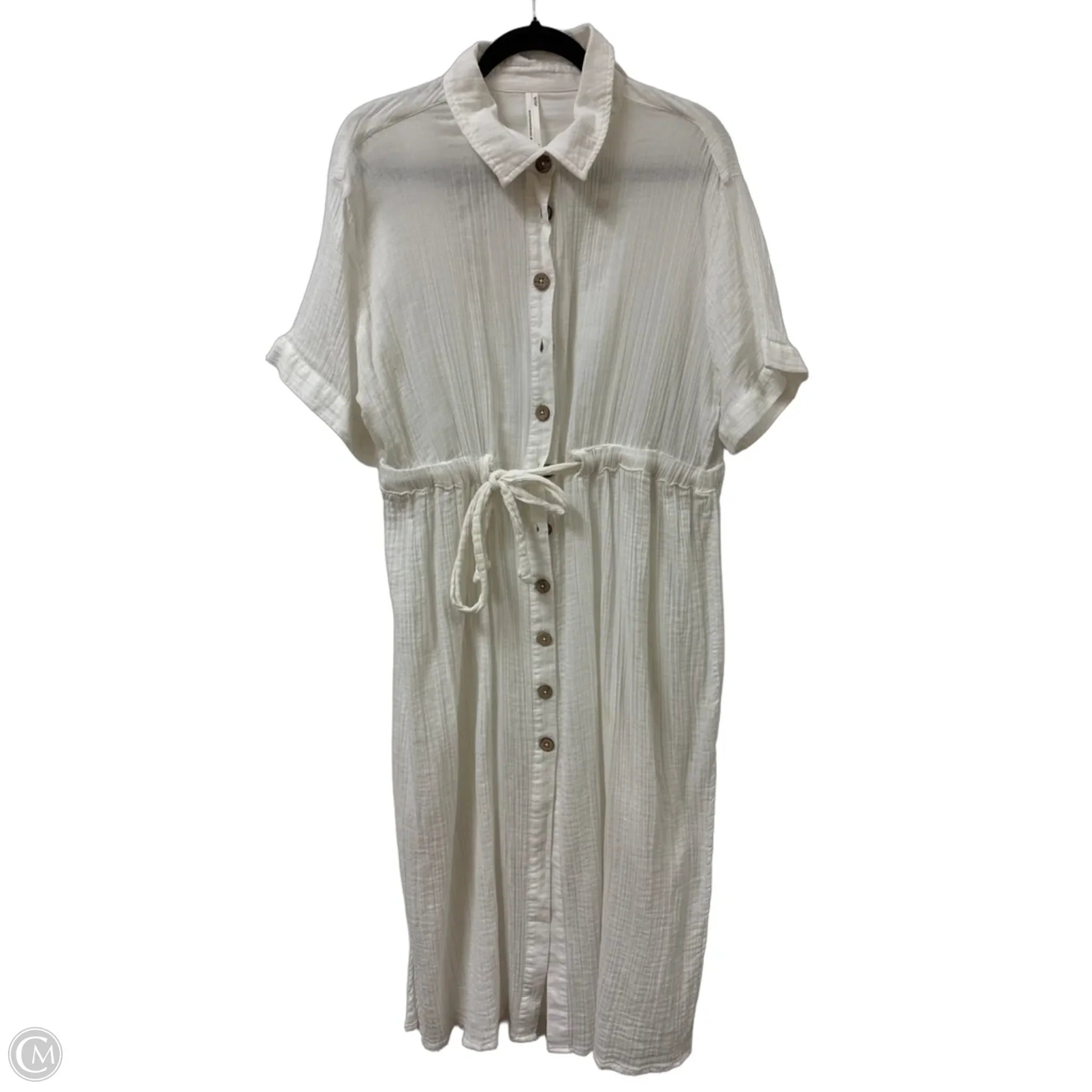 Dress Casual Maxi By Anthropologie In White, Size: Lp