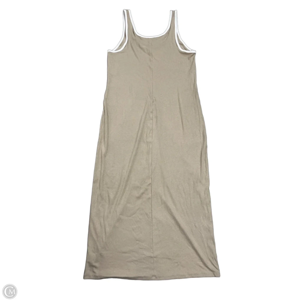 Dress Casual Maxi By A New Day In Tan, Size: Xl