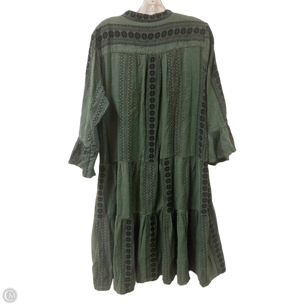 Dress Casual Maxi By Uncle Frank In Green, Size: L