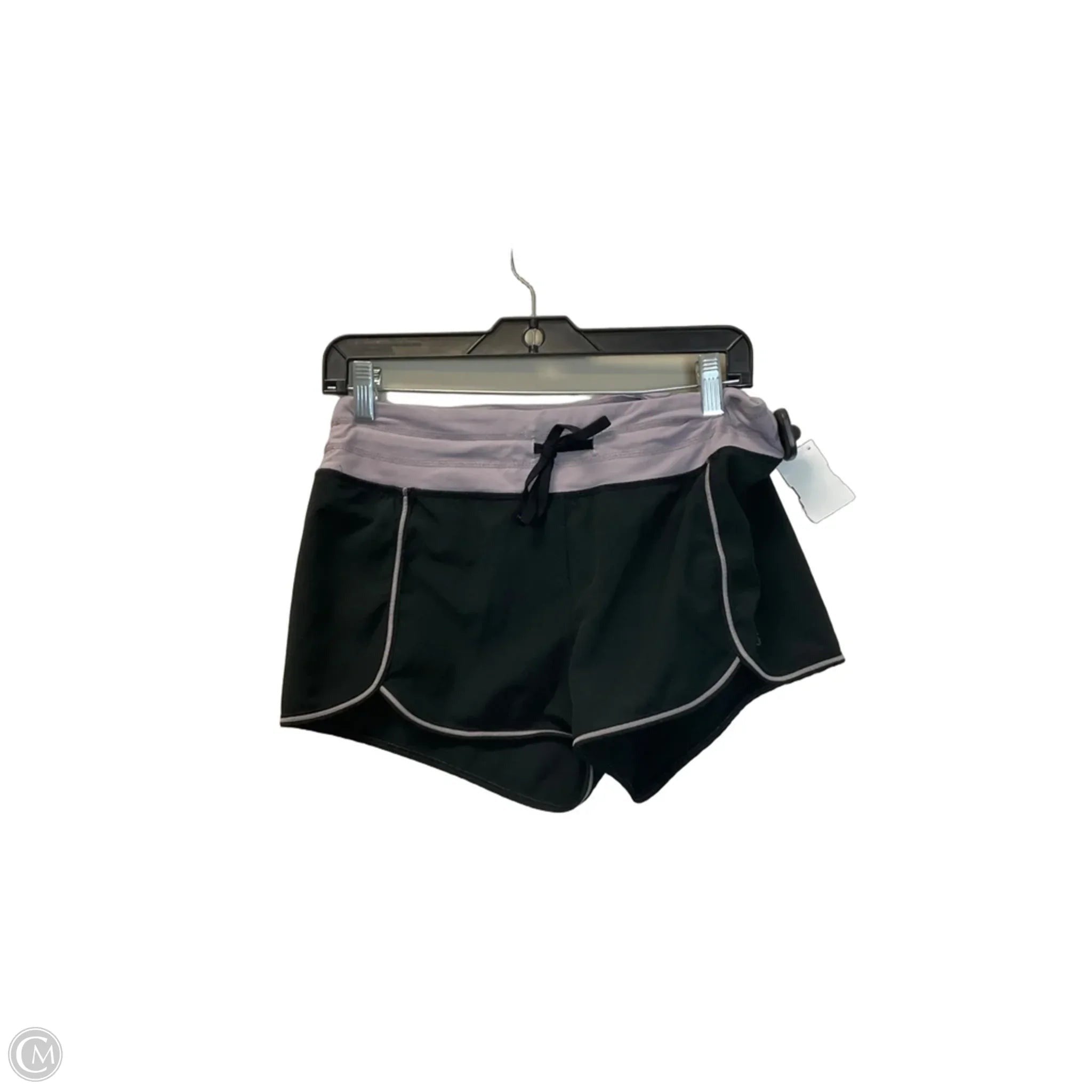 Athletic Shorts By Alo In Black & Purple, Size: Sp