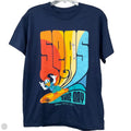 Top Short Sleeve By Disney In Navy, Size: M